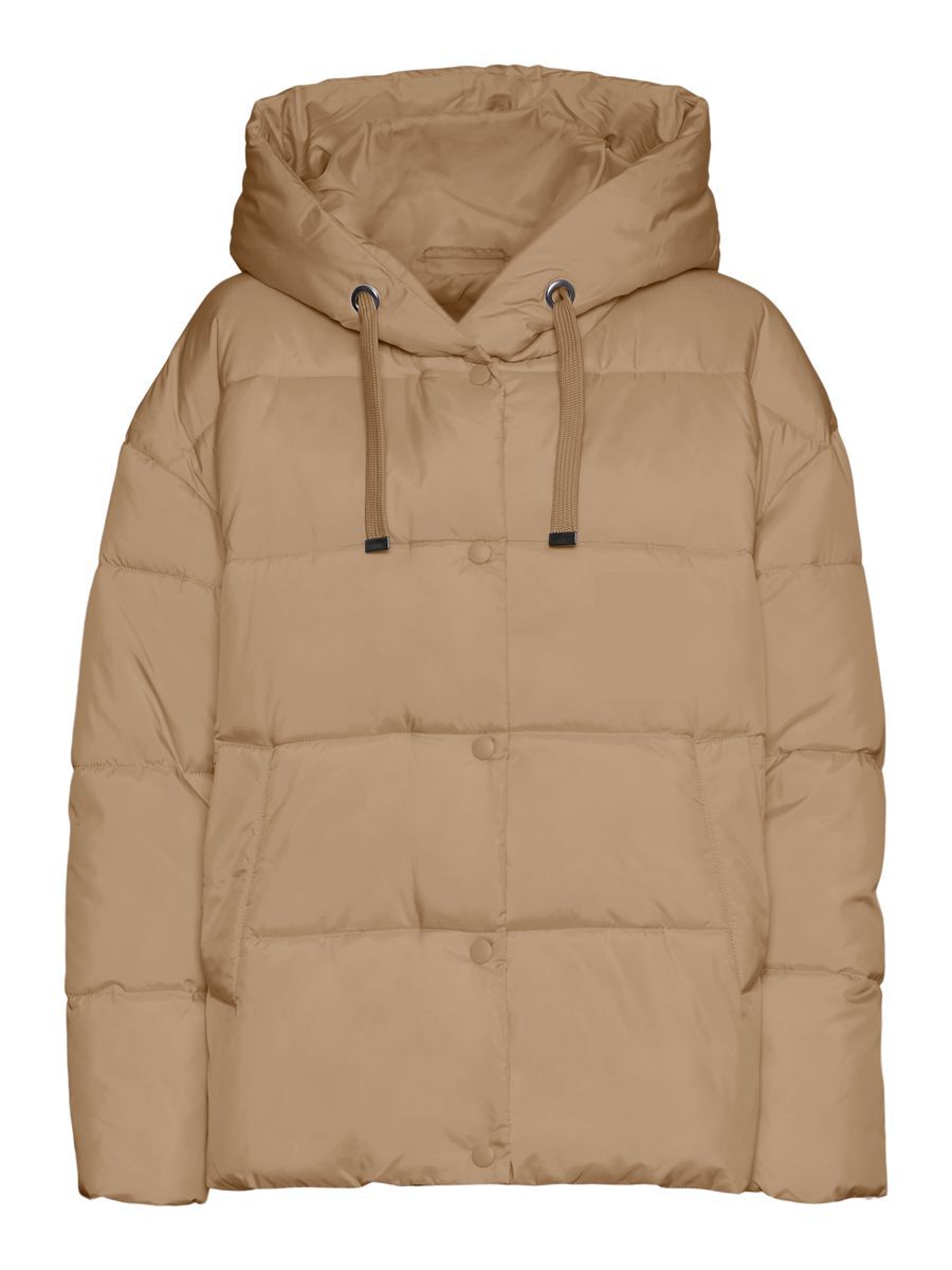 VERO MODA Kurze Gefütterte Jacke Damen Braun günstig online kaufen