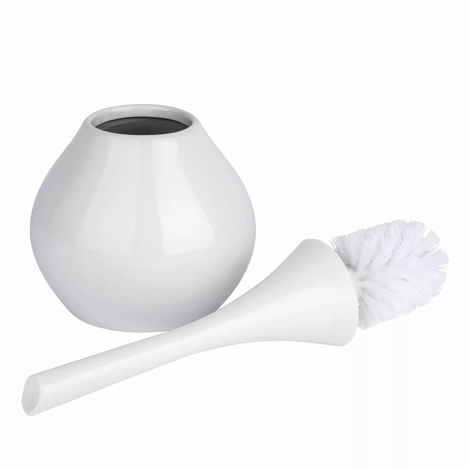 WENKO WC-Garnitur Flakon Weiß Keramik weiß günstig online kaufen