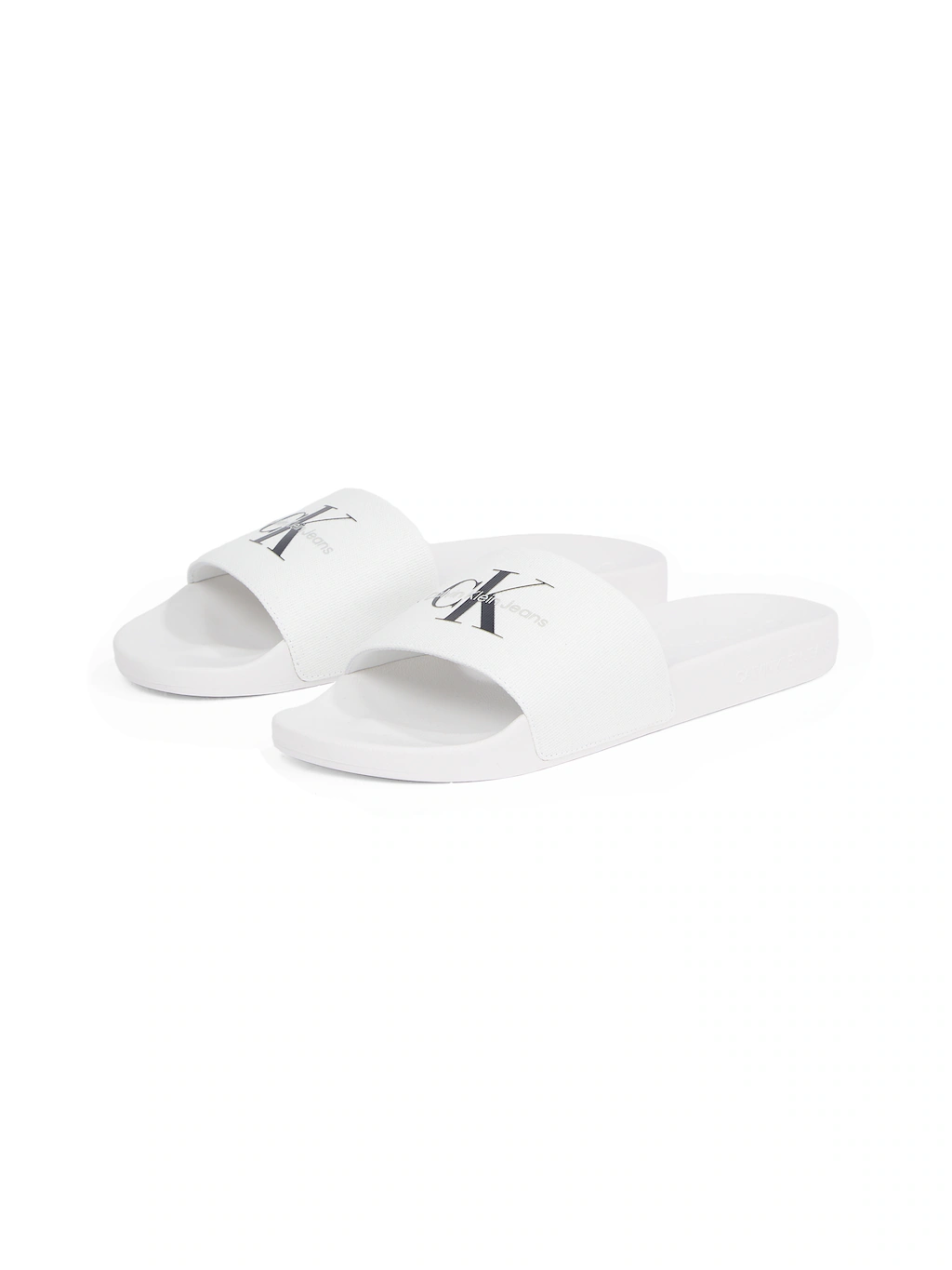 Calvin Klein Jeans Badepantolette "SLIDE MONOGRAM", Sommerschuh, Schlappen, günstig online kaufen