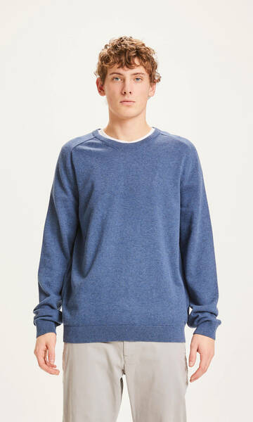 Pullover - Field O-neck Long Stable Knit - Aus Pima-biobaumwolle günstig online kaufen