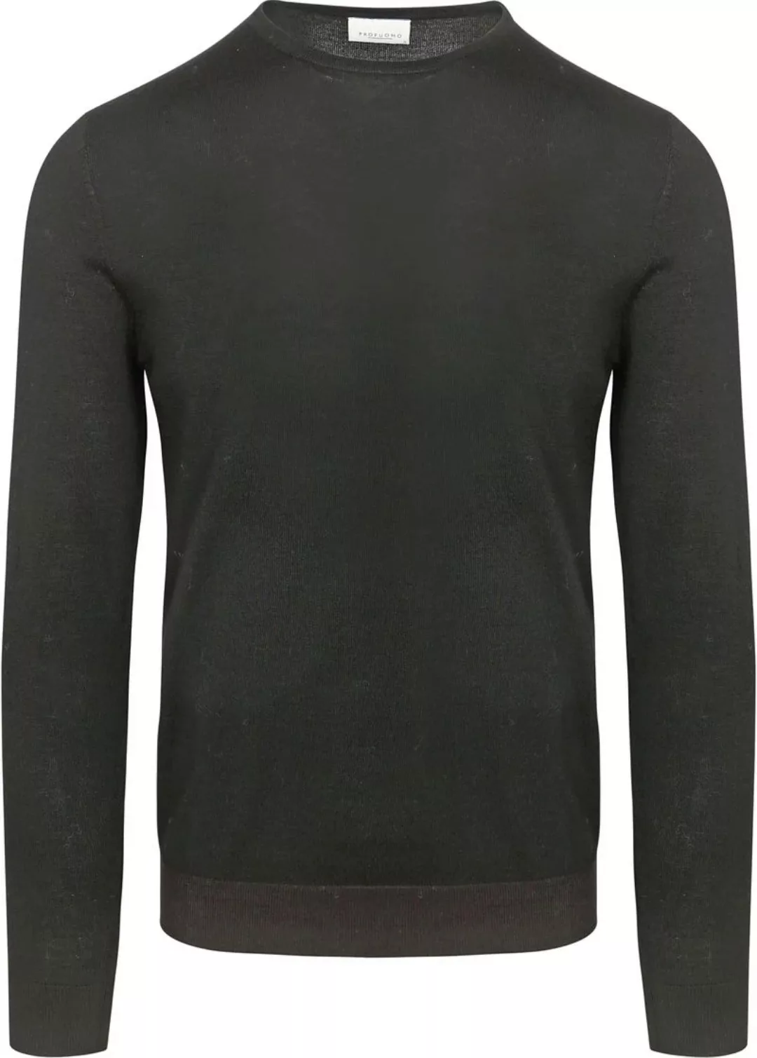 Profuomo Pullover Merinowolle Schwarz - Größe XL günstig online kaufen