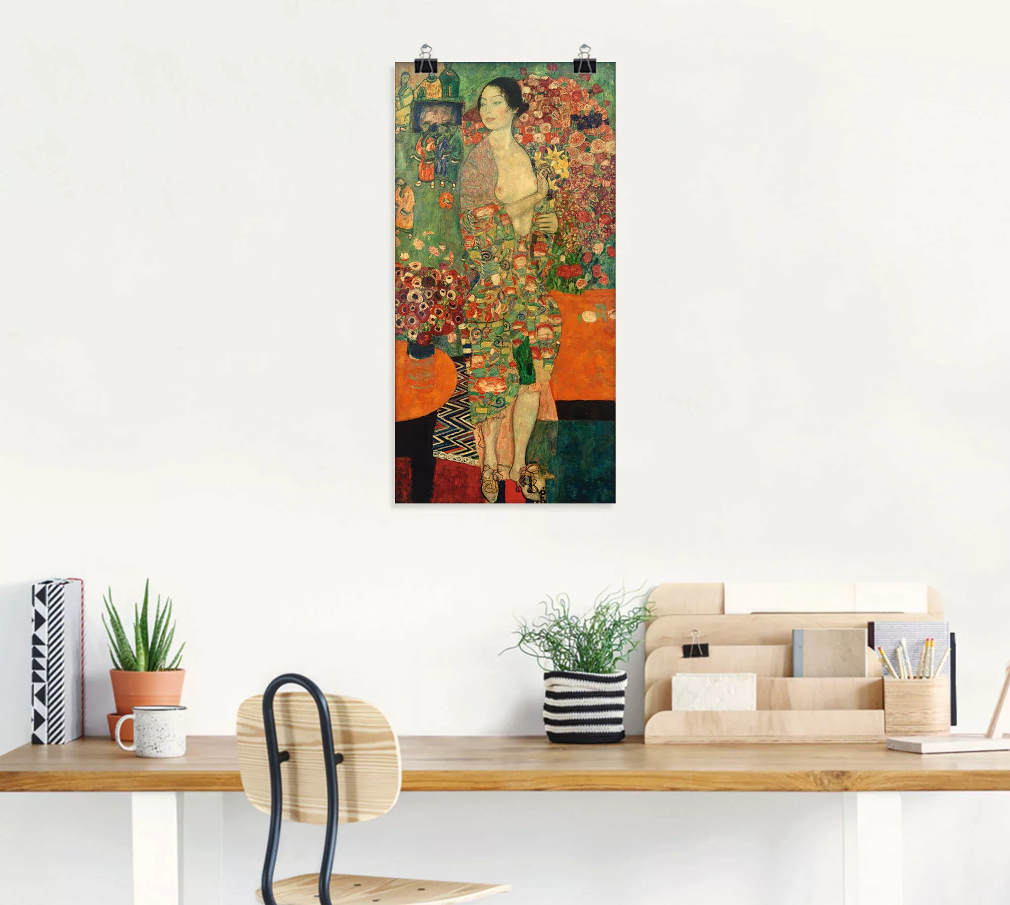 Artland Wandbild »Die Tänzerin«, Frau, (1 St.), als Leinwandbild, Poster, W günstig online kaufen