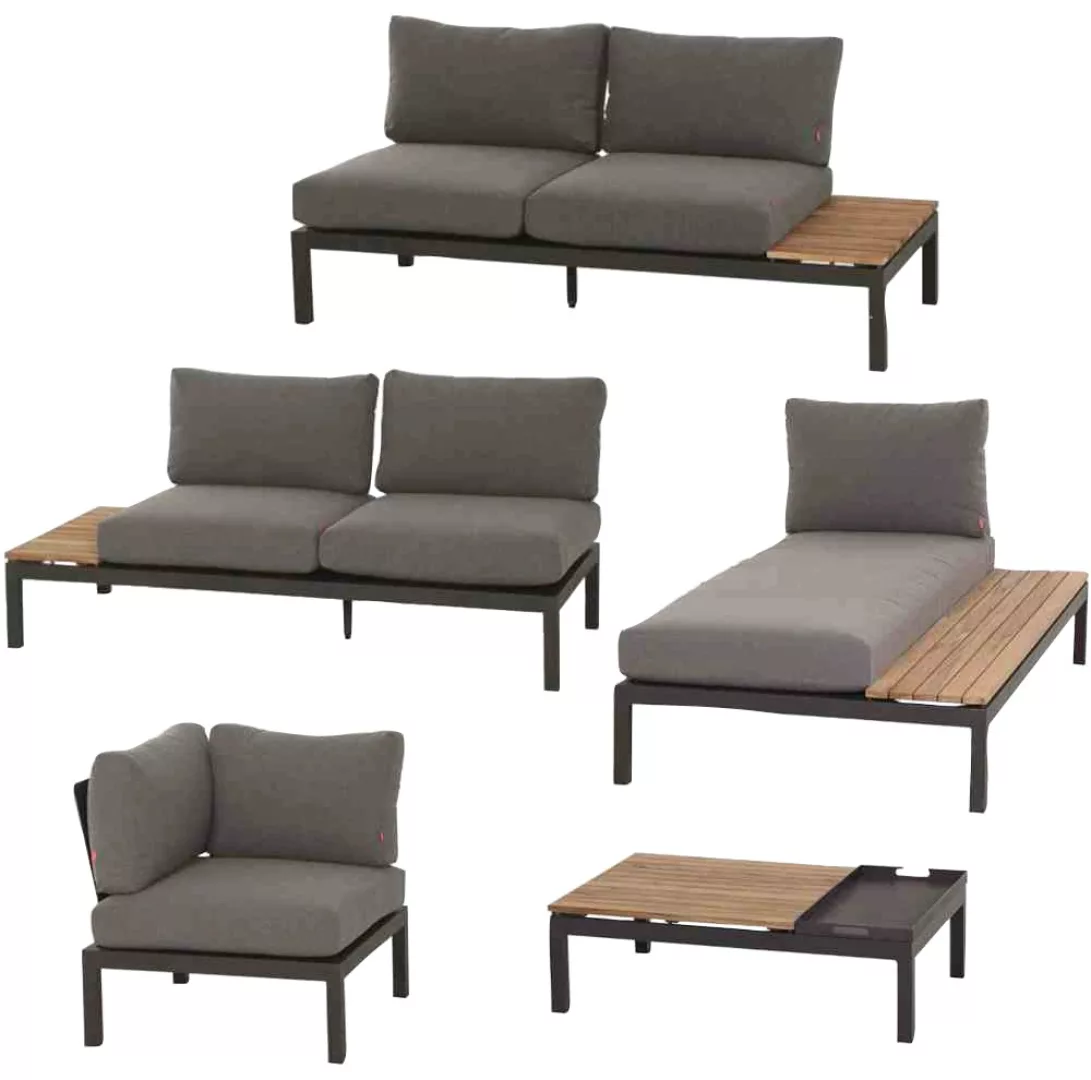 Siena Garden Gartenlounge-Set "Alvida", (5 tlg.) günstig online kaufen