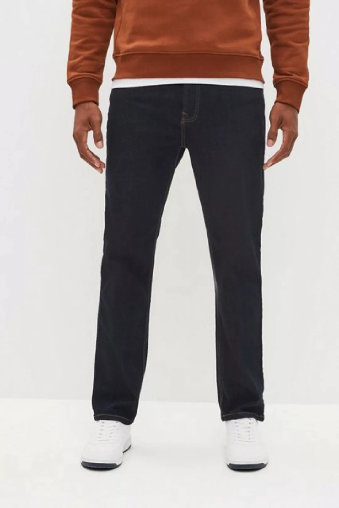 Next Straight-Jeans Klassische Straight Fit Stretch-Jeans, Single (1-tlg) günstig online kaufen