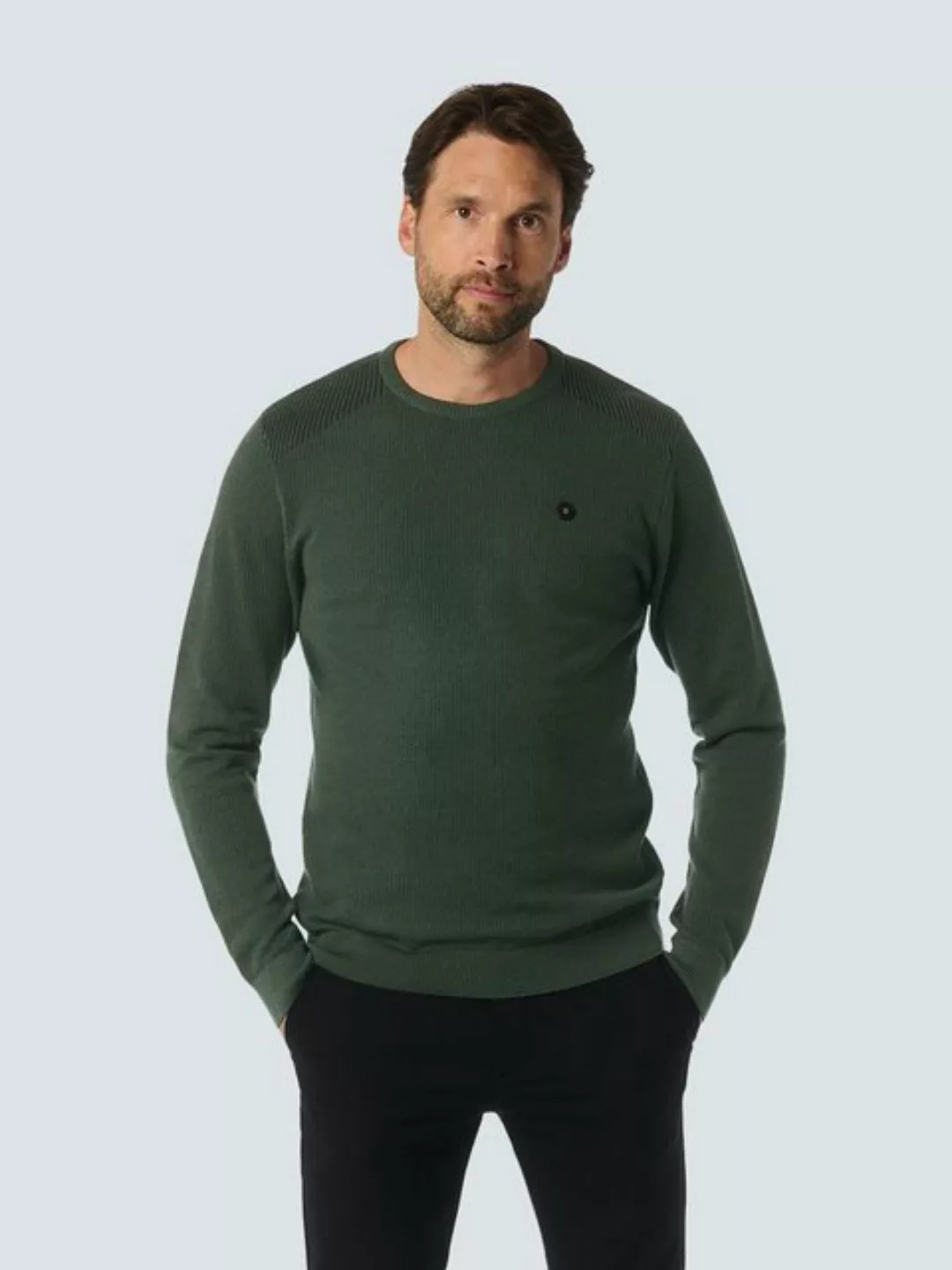 NO EXCESS Strickpullover - Basic Herren Pullover - Pullover Crewneck Colour günstig online kaufen