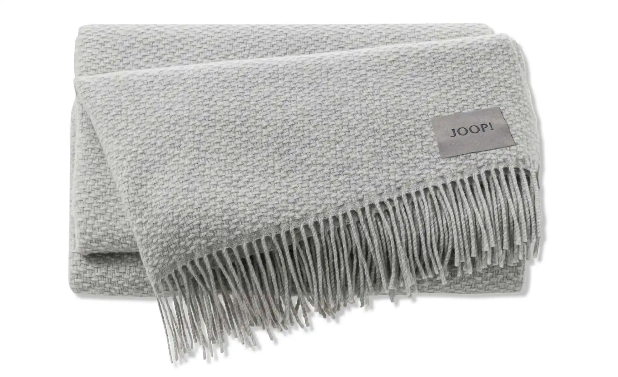 JOOP! Plaid Fine Woven ¦ silber ¦ Wollmix ¦ Maße (cm): B: 130 H: 1 Dekokiss günstig online kaufen