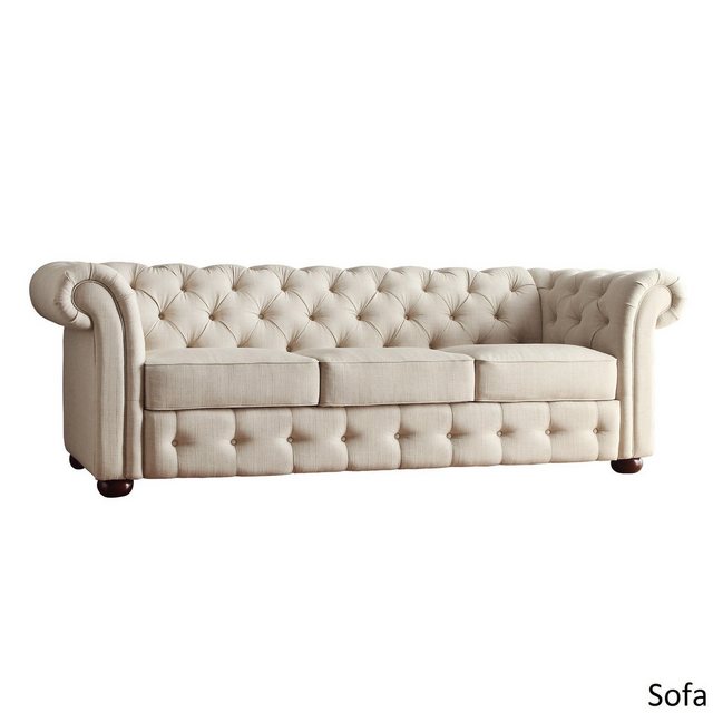 Xlmoebel Sofa Möbel im ländlichen Stil - Chesterfield Sofa Sitzgruppe 3+2-S günstig online kaufen