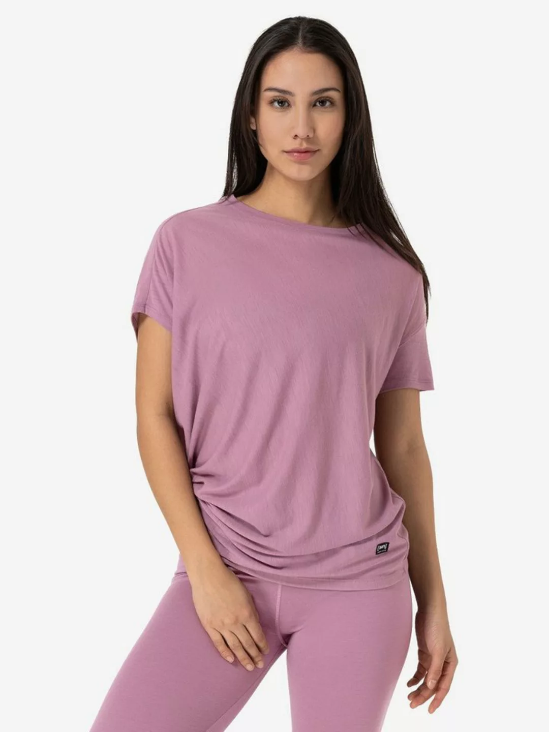 SUPER.NATURAL T-Shirt asymmetrisch geschnittenes W YOGA LOOSE TEE für Damen günstig online kaufen