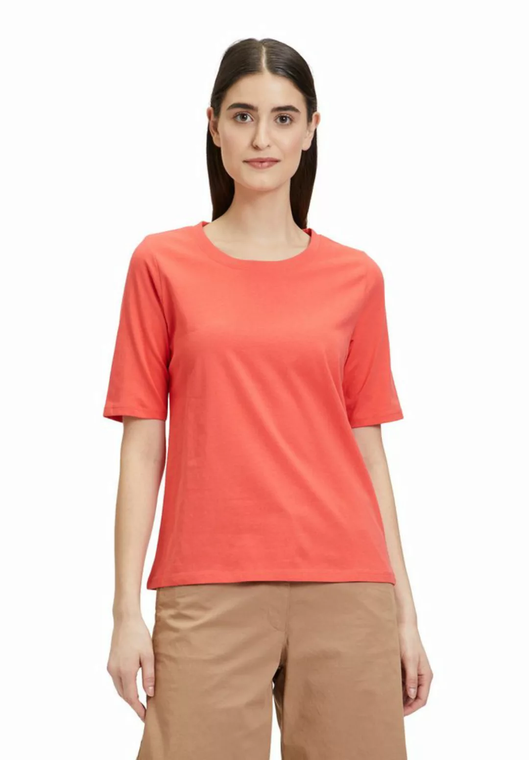 Betty Barclay Kurzarmshirt Betty Barclay Basic Shirt mit Rundhalsausschnitt günstig online kaufen