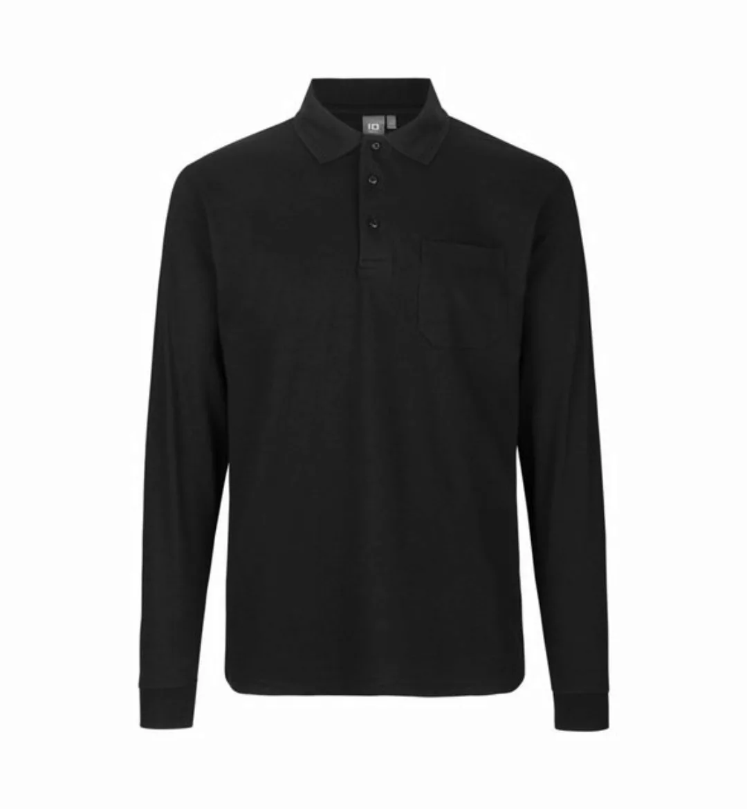Pro Wear by ID Langarm-Poloshirt brusttasche günstig online kaufen
