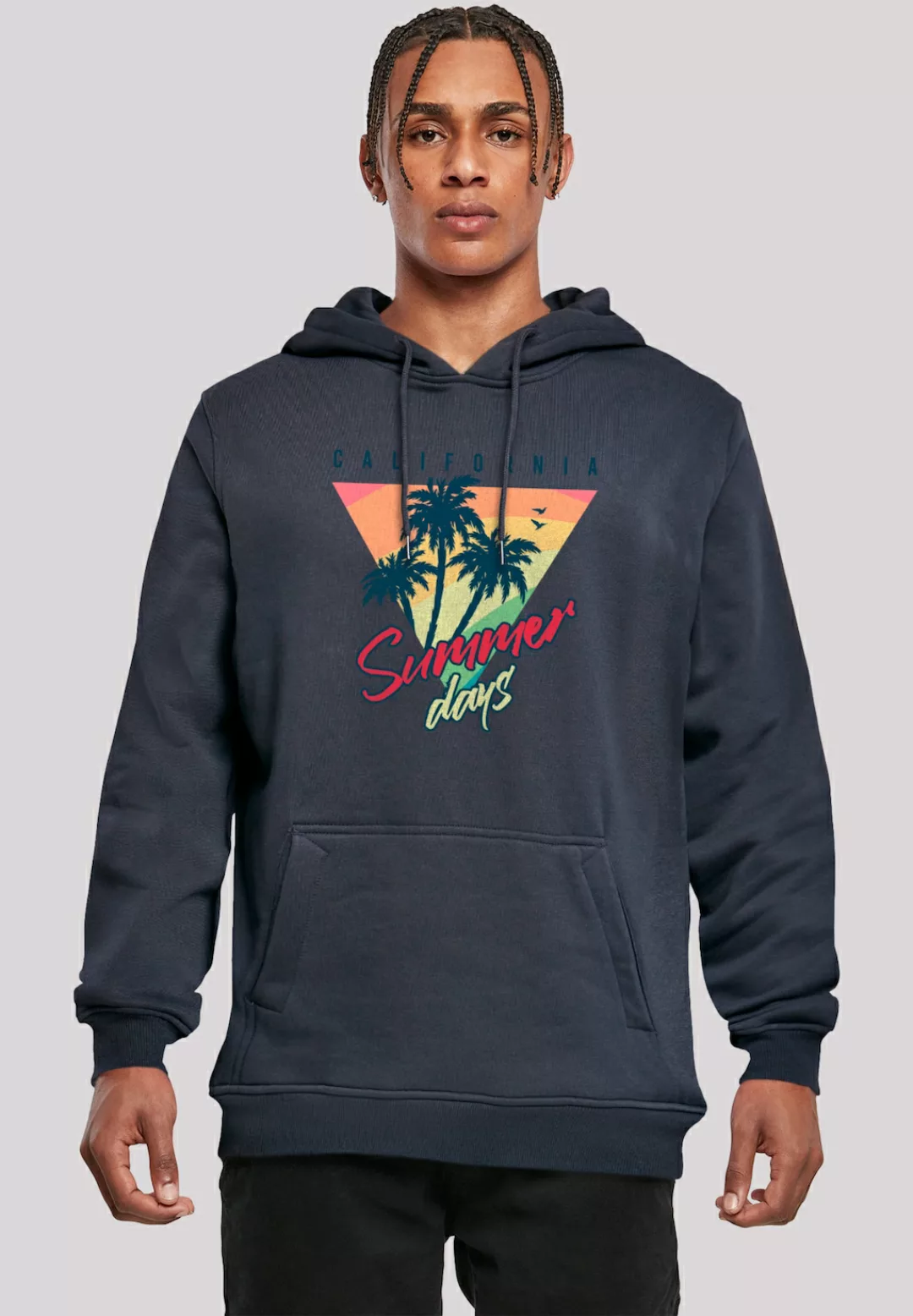 F4NT4STIC Kapuzenpullover "California Palmen Retro", Premium Qualität günstig online kaufen