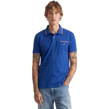 Gant  T-Shirts & Poloshirts Shirt Piqué Rugger Poloshirt mit Kontraststreif günstig online kaufen