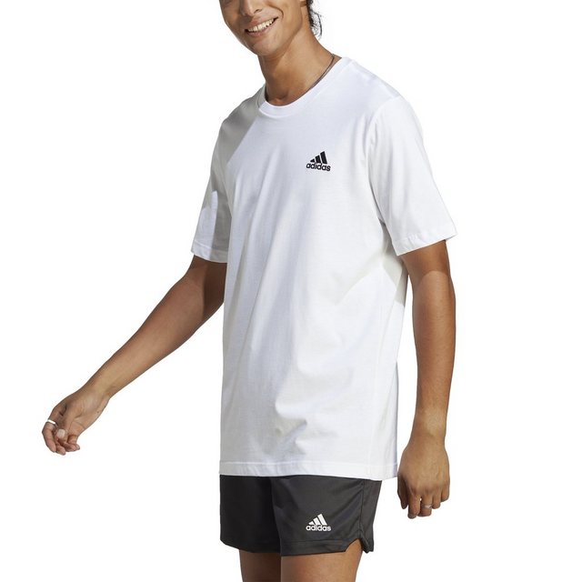 adidas Sportswear Kurzarmshirt M SL SJ T-Shirt Herren weiß günstig online kaufen