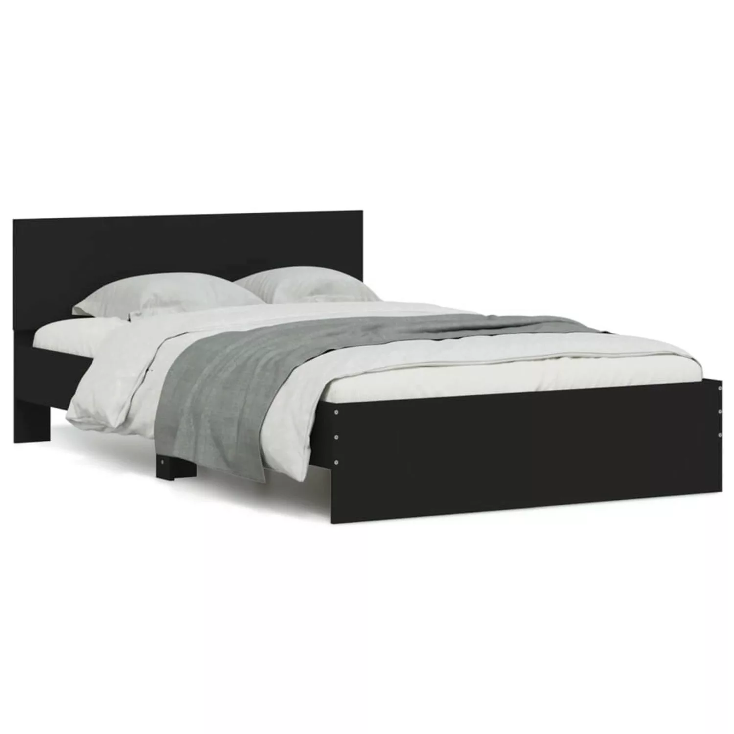 vidaXL Bettgestell mit Schubladen Grau Sonoma 100x200 cm Holzwerkstoff Mode günstig online kaufen