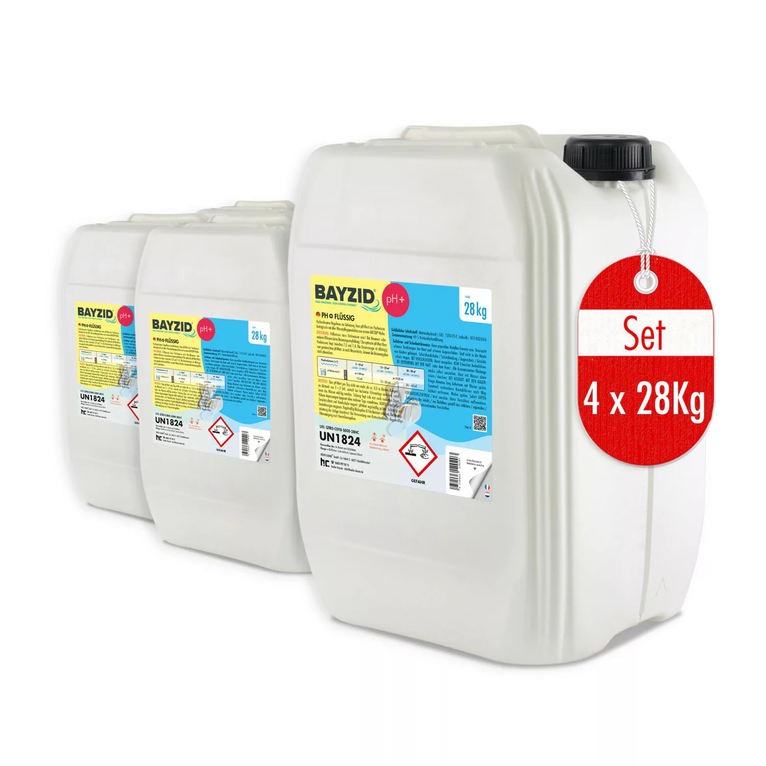 Bayzid pH Plus Flüssig 4 x 28kg günstig online kaufen