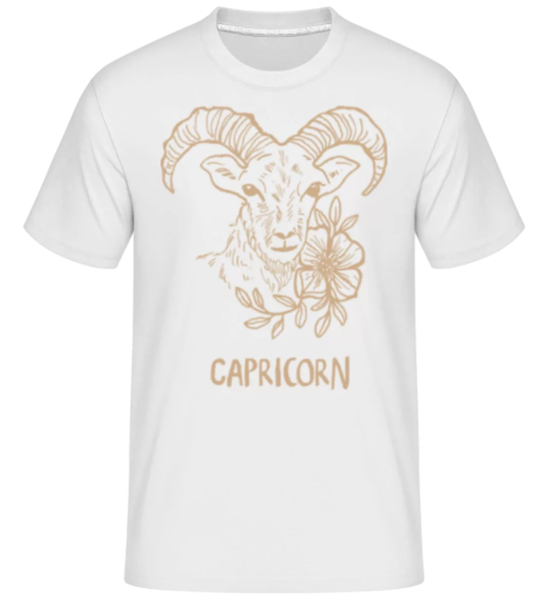 Scribble Style Zodiac Sign Capricorn · Shirtinator Männer T-Shirt günstig online kaufen