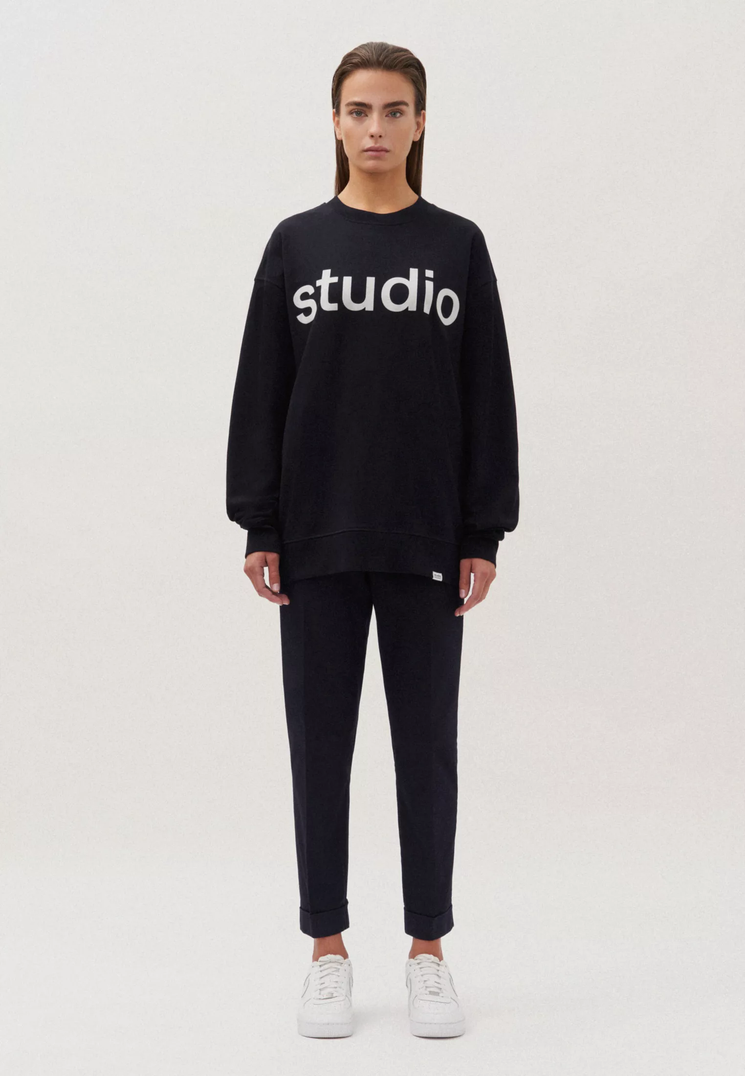 studio seidensticker Sweatshirt "Studio", Langarm Rundhals Druck günstig online kaufen
