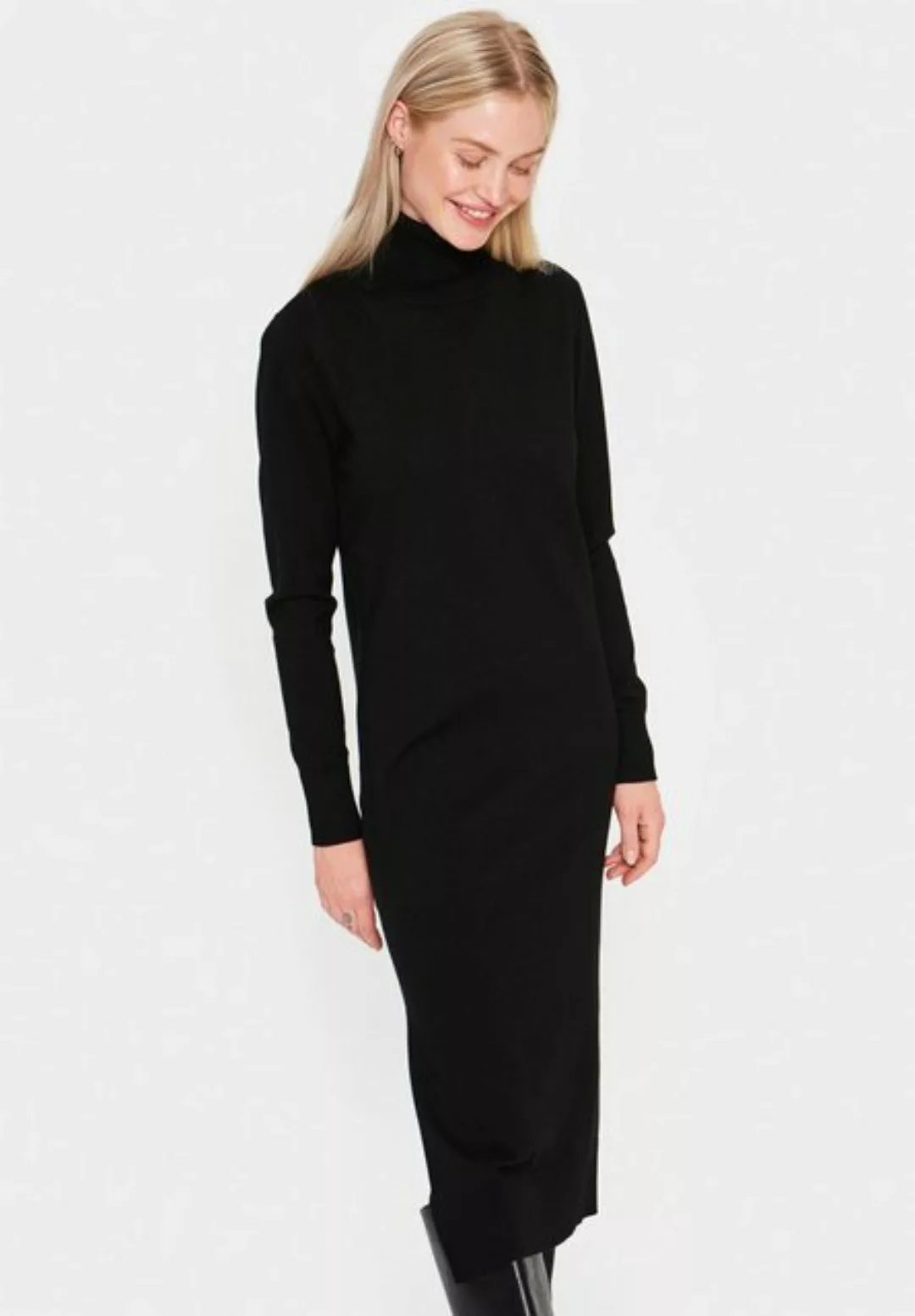 Saint Tropez Strickkleid MilaSZ Roll Neck Long Dress günstig online kaufen