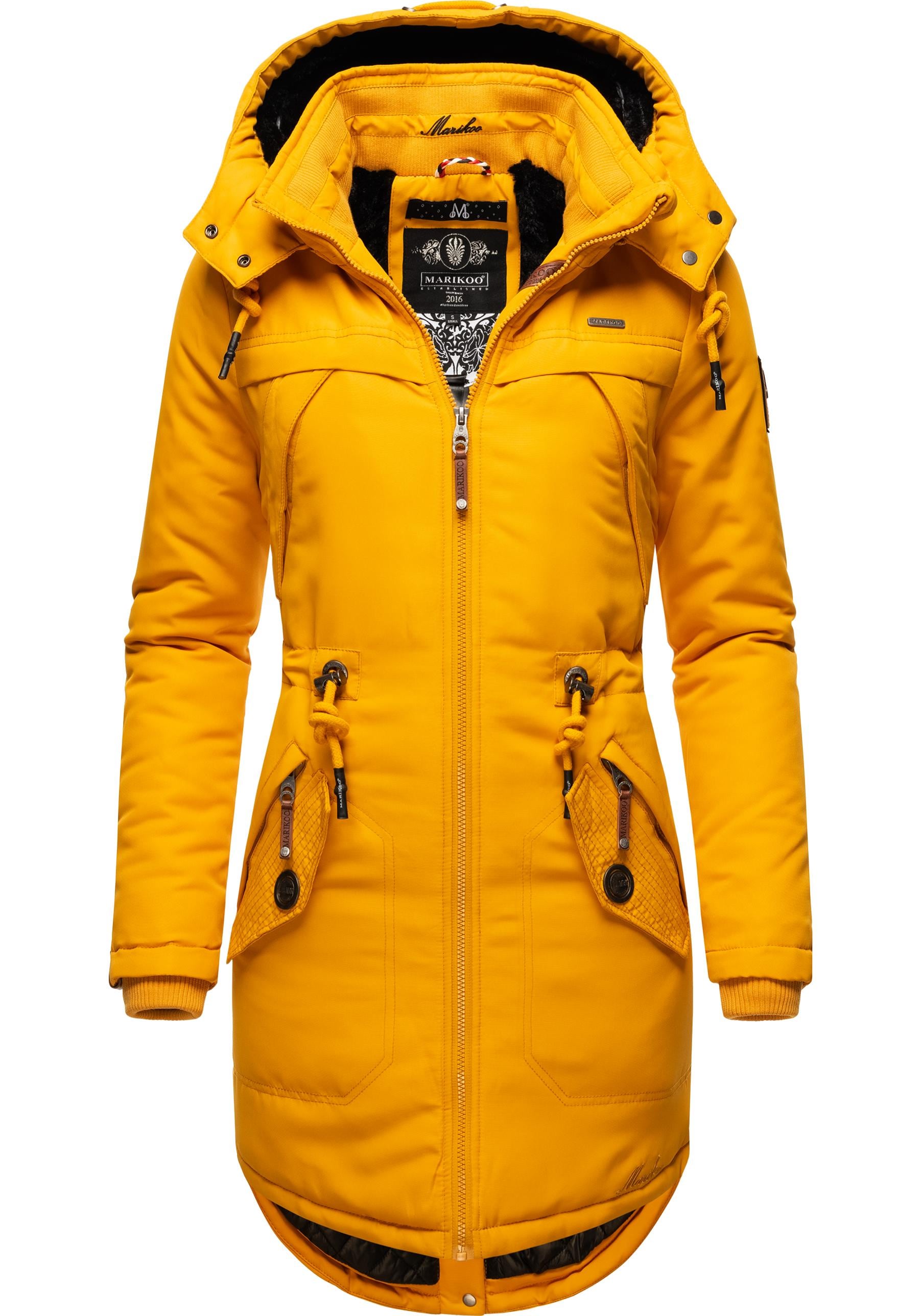 Marikoo Wintermantel "Kamii", sportlicher Damen Winterparka mit abnehmb. Ka günstig online kaufen