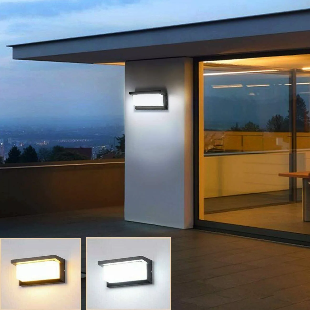 oyajia Außen-Wandleuchte 18W LED Wandlampe mit günstig online kaufen