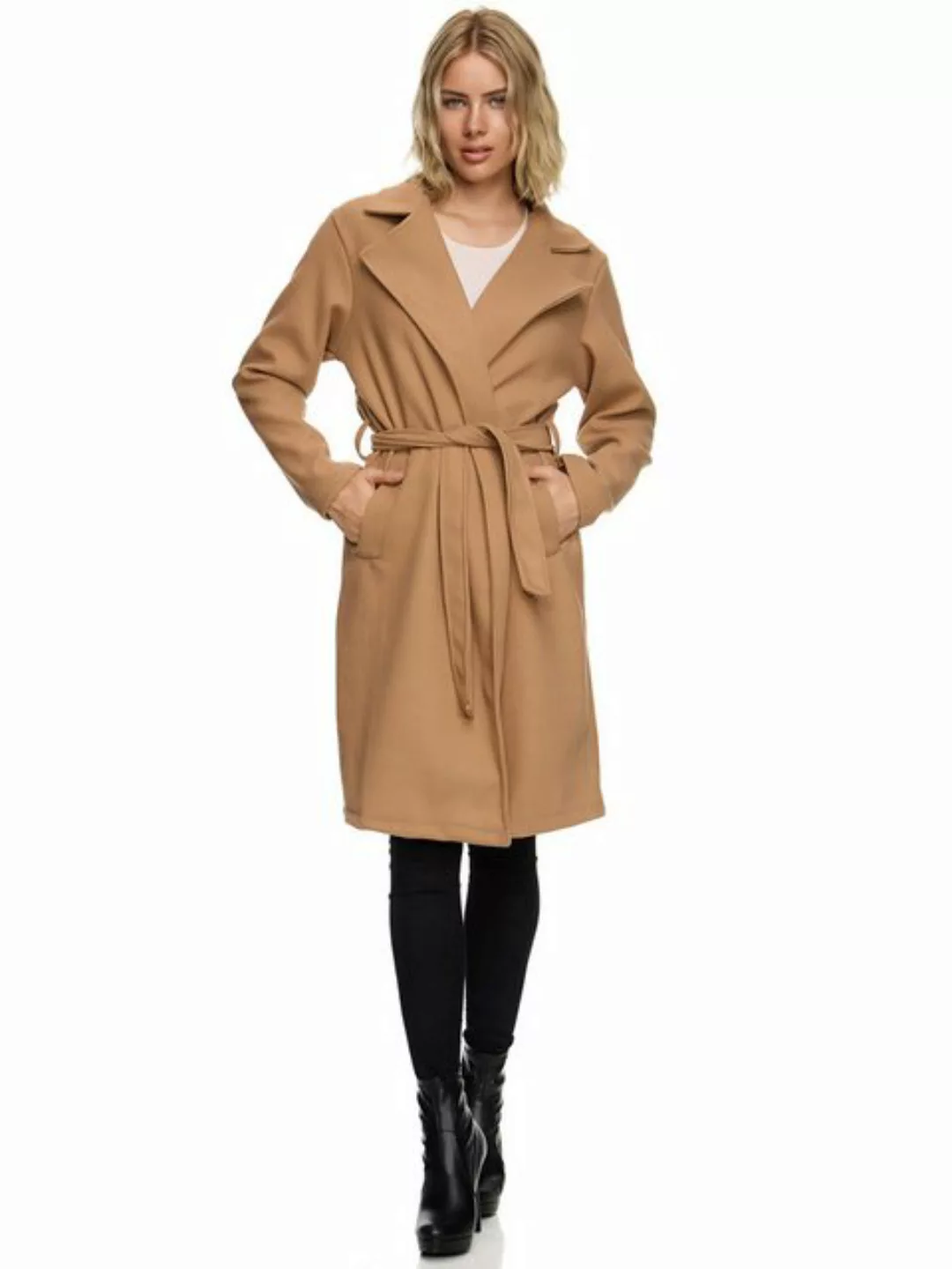 Worldclassca Trenchcoat Worldclassca Damen TRENCHCOAT mit Gürtel Reverskrag günstig online kaufen