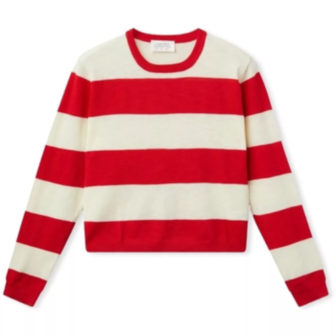 Compania Fantastica  Pullover COMPAÑIA FANTÁSTICA Knit 10203 - White/Red günstig online kaufen