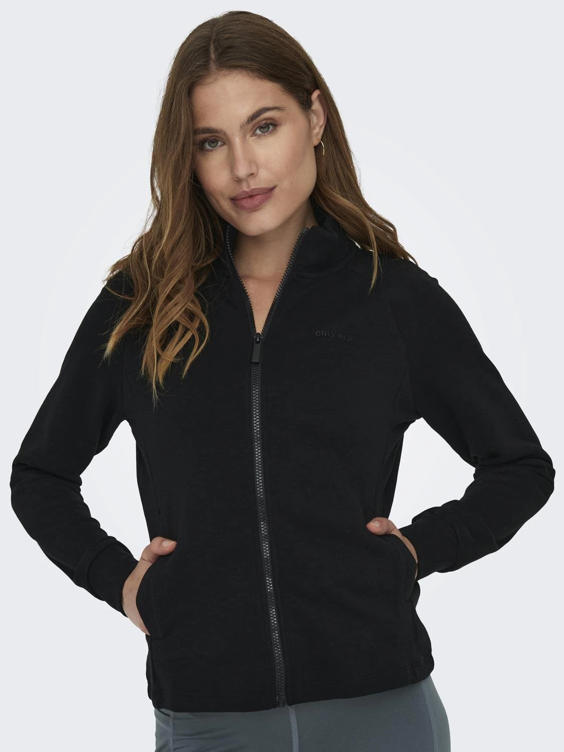 ONLY Play Sweatjacke "ONPMELINA LS HN ZIP SWT NOOS" günstig online kaufen