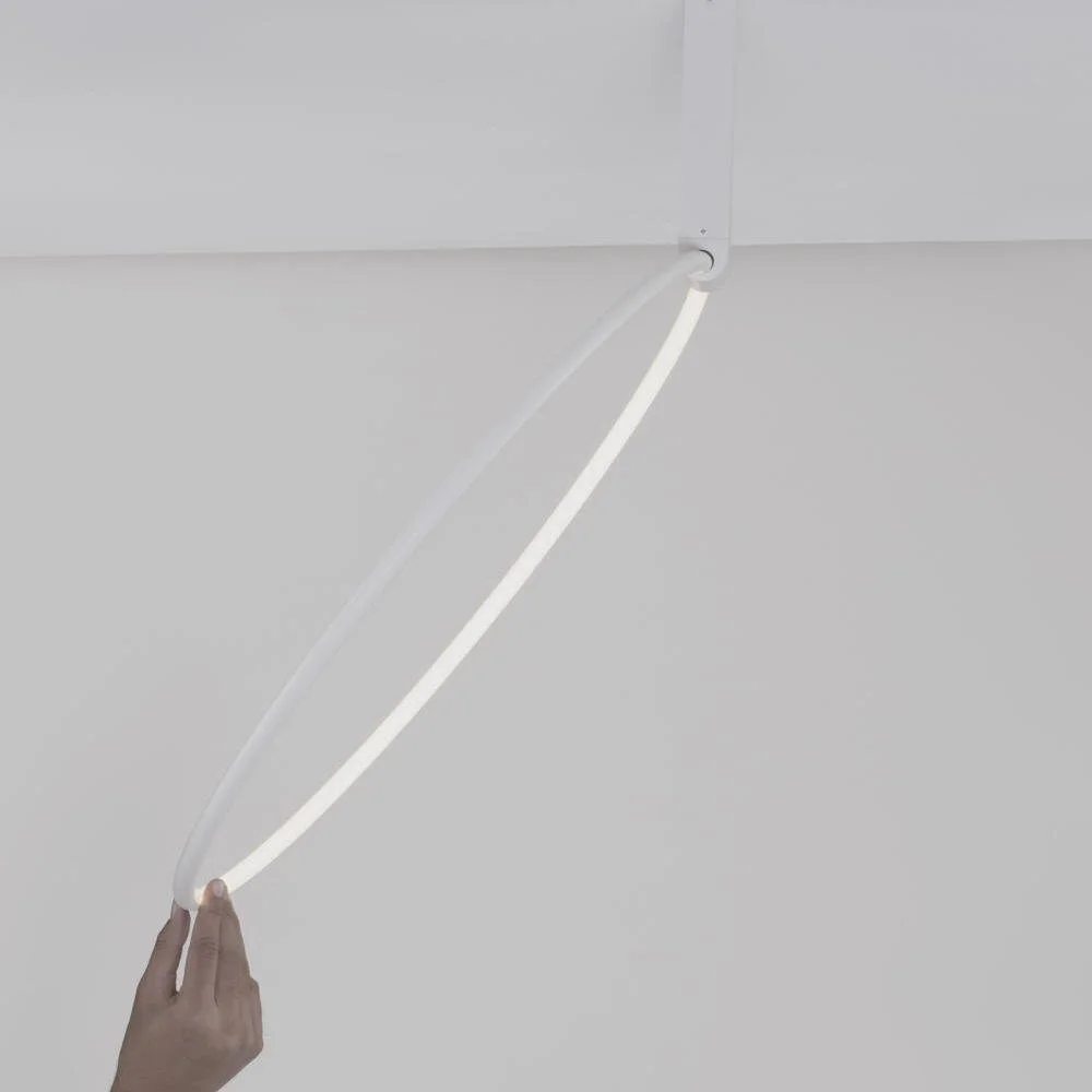 LED Pendelleuchte Garve in Weiß 35W 1559lm günstig online kaufen