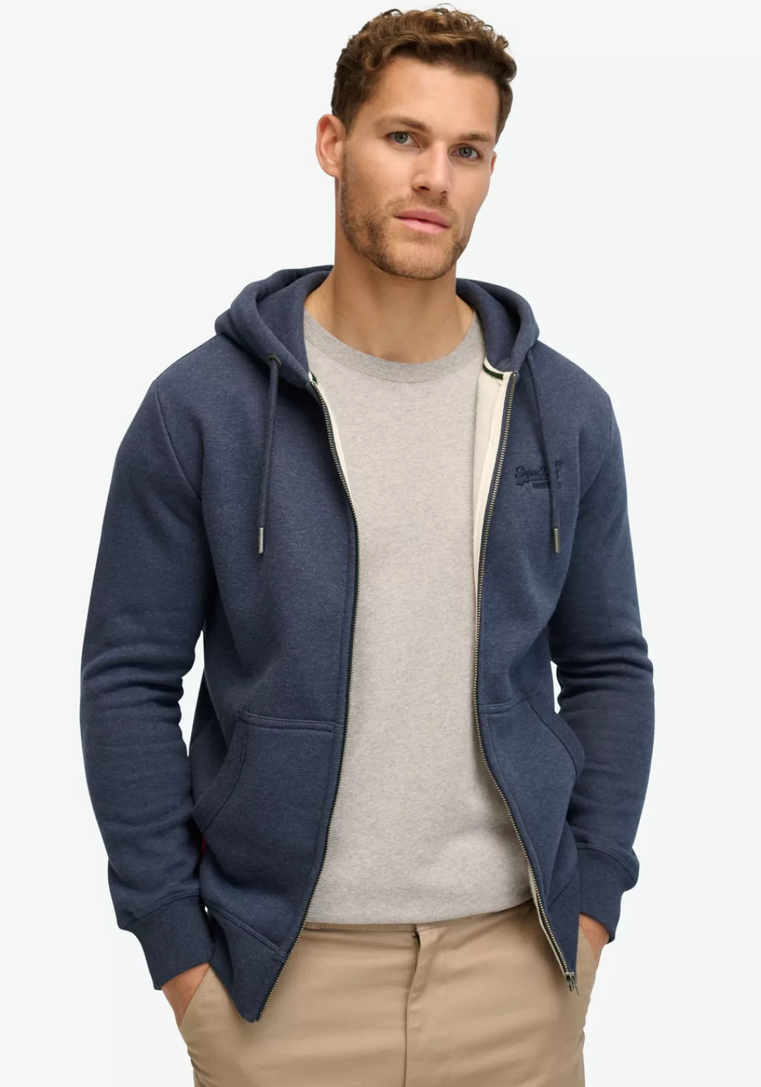 Superdry Kapuzensweatjacke "ESSENTIAL LOGO ZIP HOODIE" günstig online kaufen