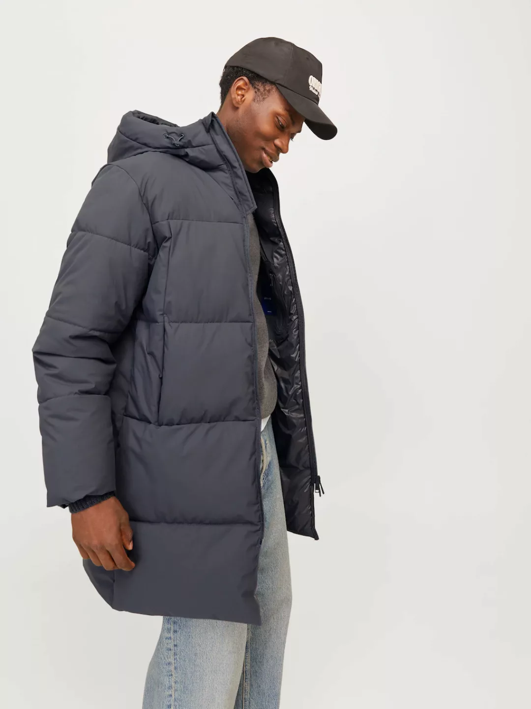 Jack & Jones Steppjacke "JORVESTERBRO LONG PUFFER AW24 SN", mit Kapuze günstig online kaufen