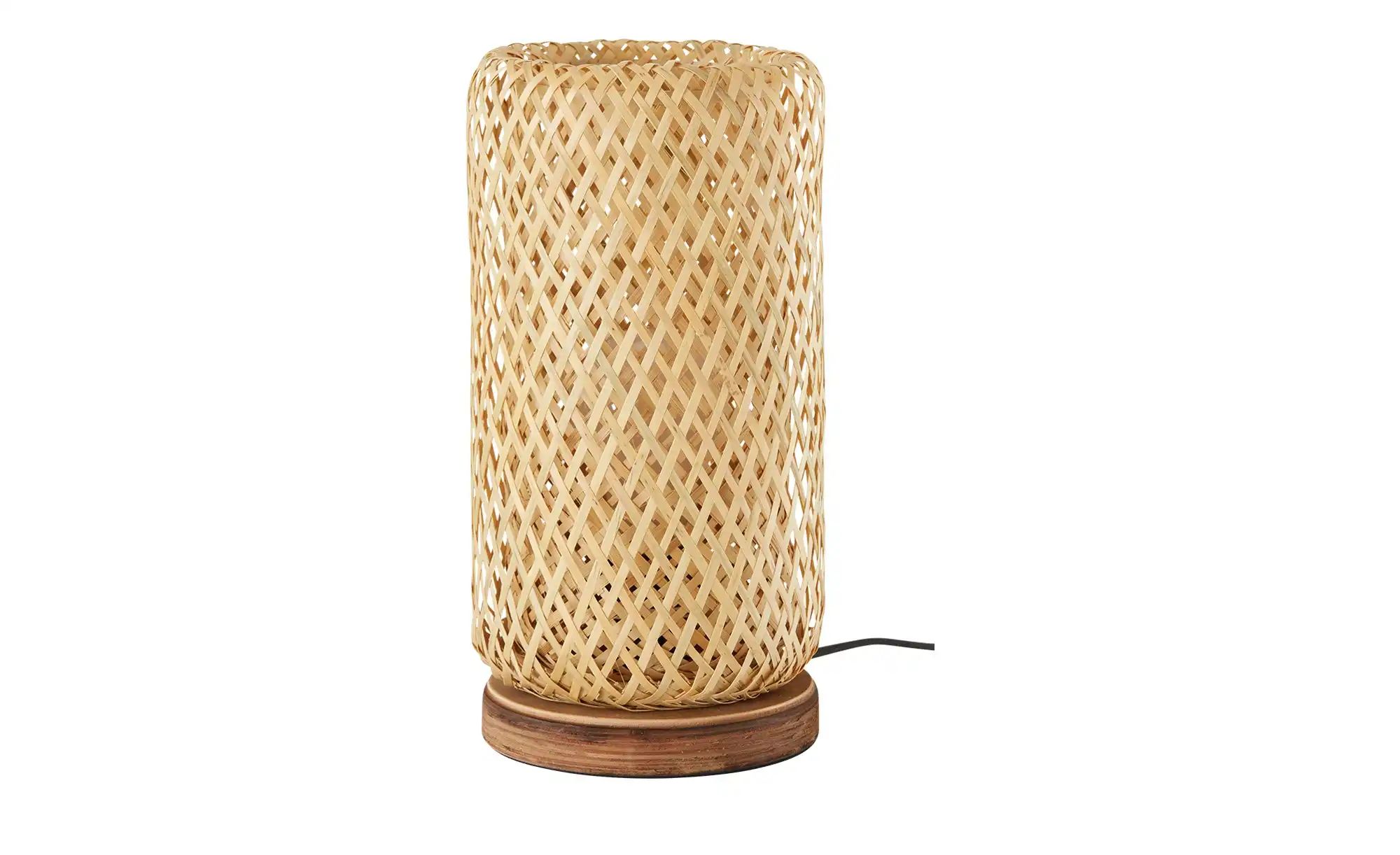 KHG Tischleuchte  1-flammig  Bambus/ Holz   ¦ holzfarben ¦ Maße (cm): H: 31 günstig online kaufen