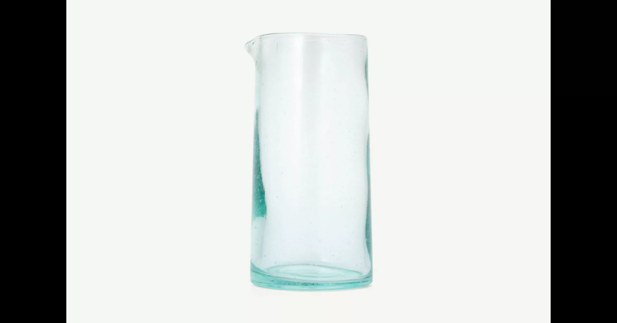 The Atlas Works Karaffe aus recyceltem Glas, Klar - MADE.com günstig online kaufen