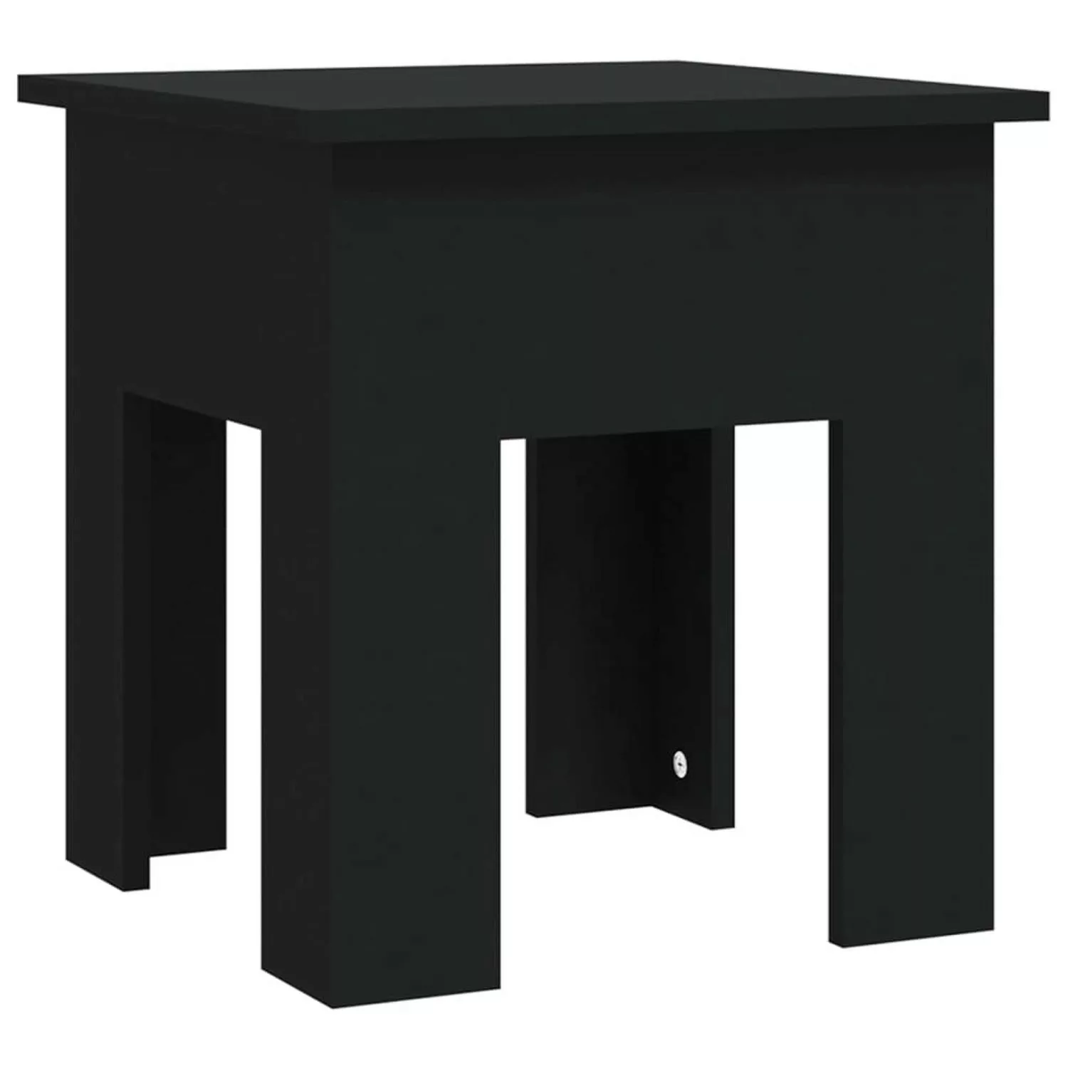 Couchtisch Schwarz 40x40x42 Cm Spanplatte günstig online kaufen