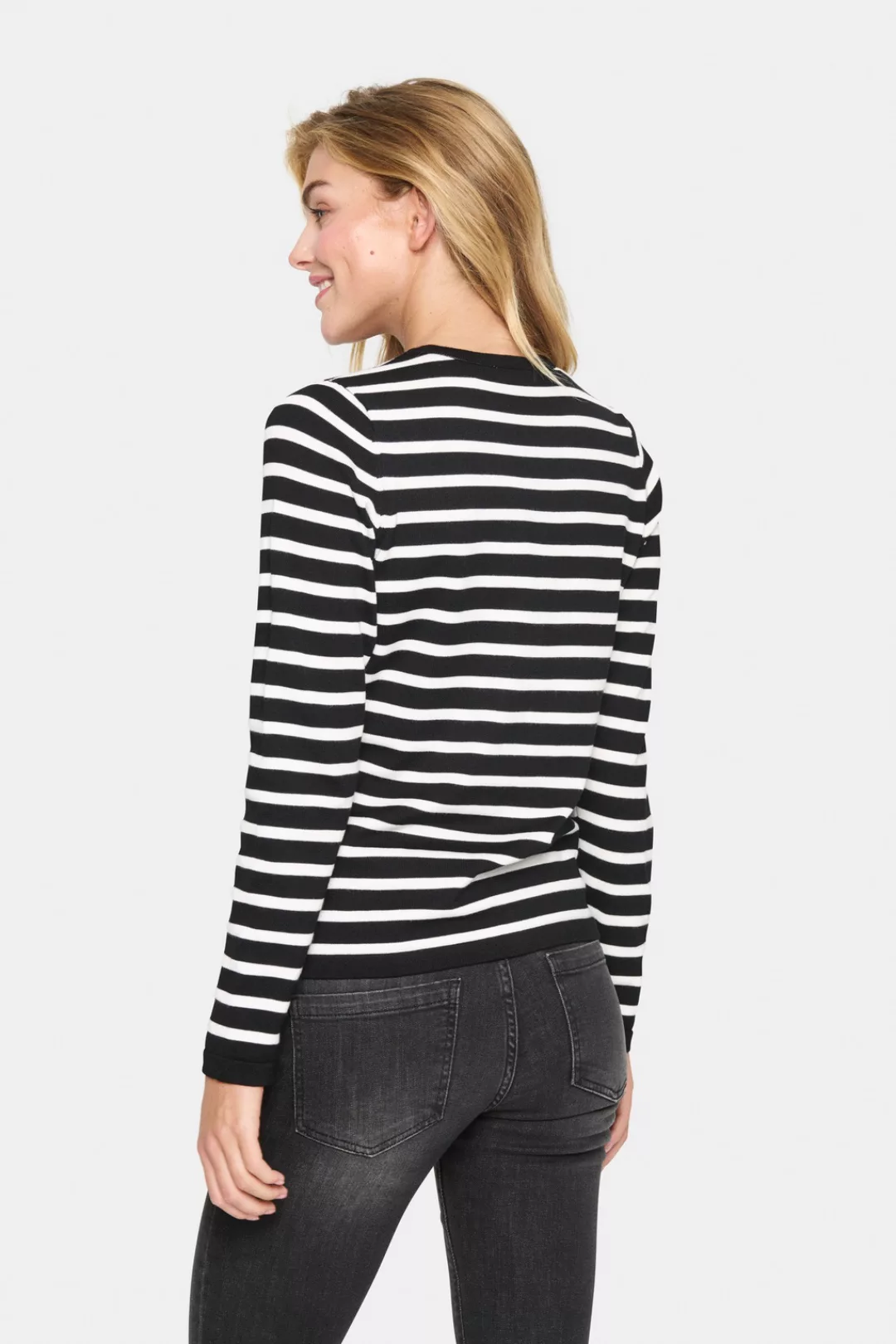 Saint Tropez Strickjacke MilaSZ Striped Cardigan günstig online kaufen