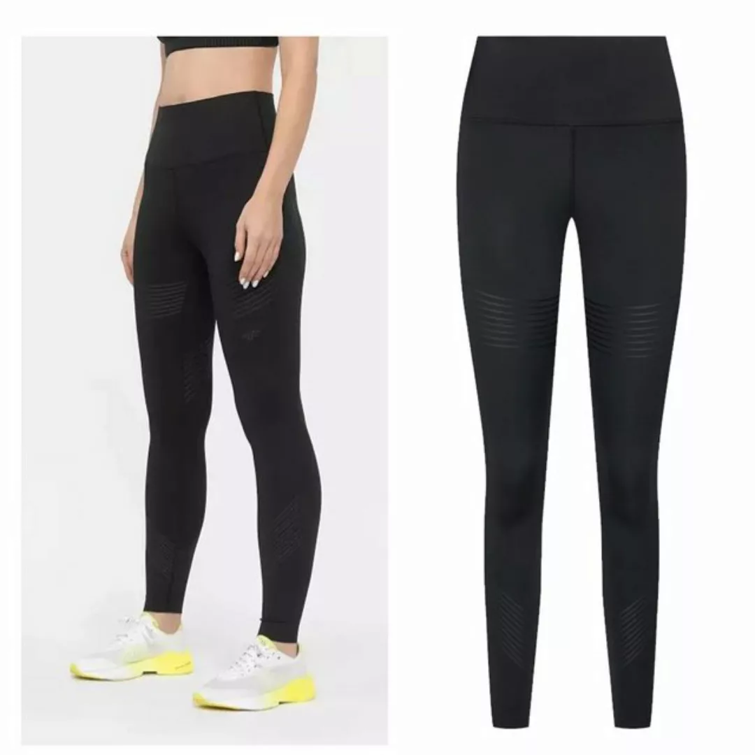 4F Leggings 4F - Damen Sport Leggings - Laufhose, schwarz günstig online kaufen