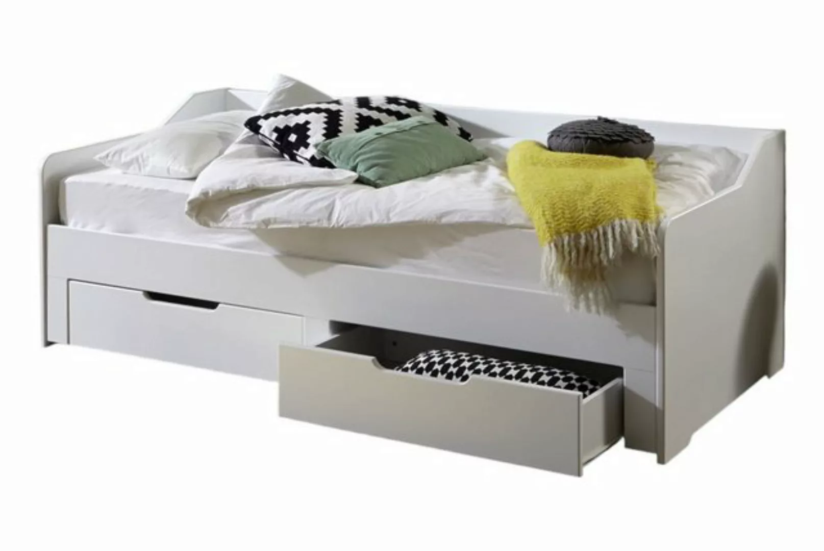 58 aufm Kessel Bettgestell Funktionsbett Giurgevaia 205x98x70 Ausziehbett M günstig online kaufen