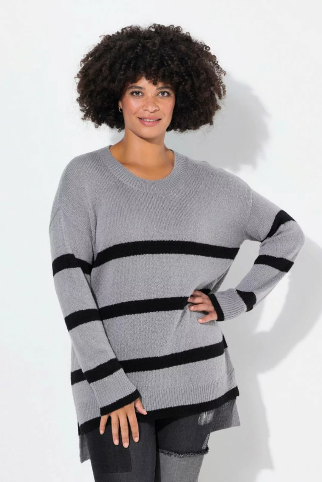 Angel of Style Strickpullover Pullover oversized Ringel Langarm günstig online kaufen