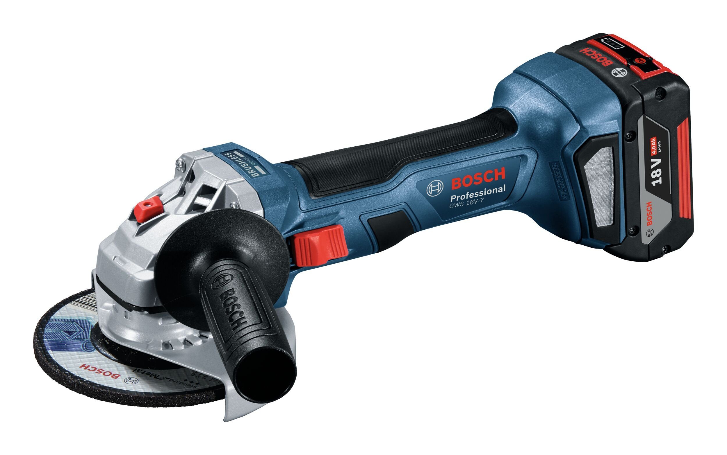 Bosch Professional Akku-Winkelschleifer GWS 18V-7, max. günstig online kaufen