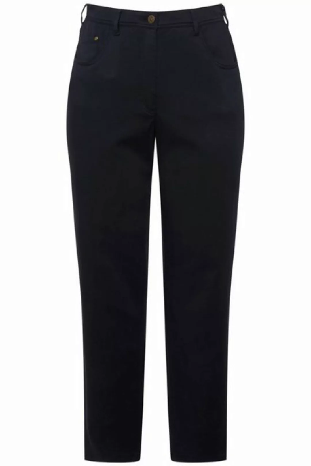 Ulla Popken Stretch-Hose Hose Sophie Stickerei schmale 5-Pocket-Form günstig online kaufen