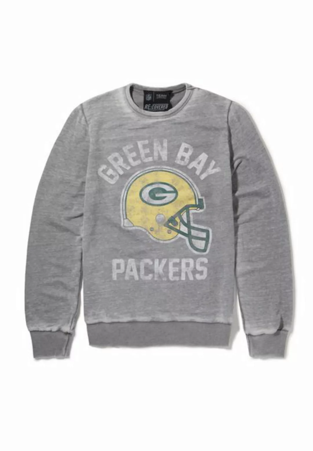 Recovered Sweatshirt Recovered NFL Green Bay Packers Helmet Print GOTS zert günstig online kaufen