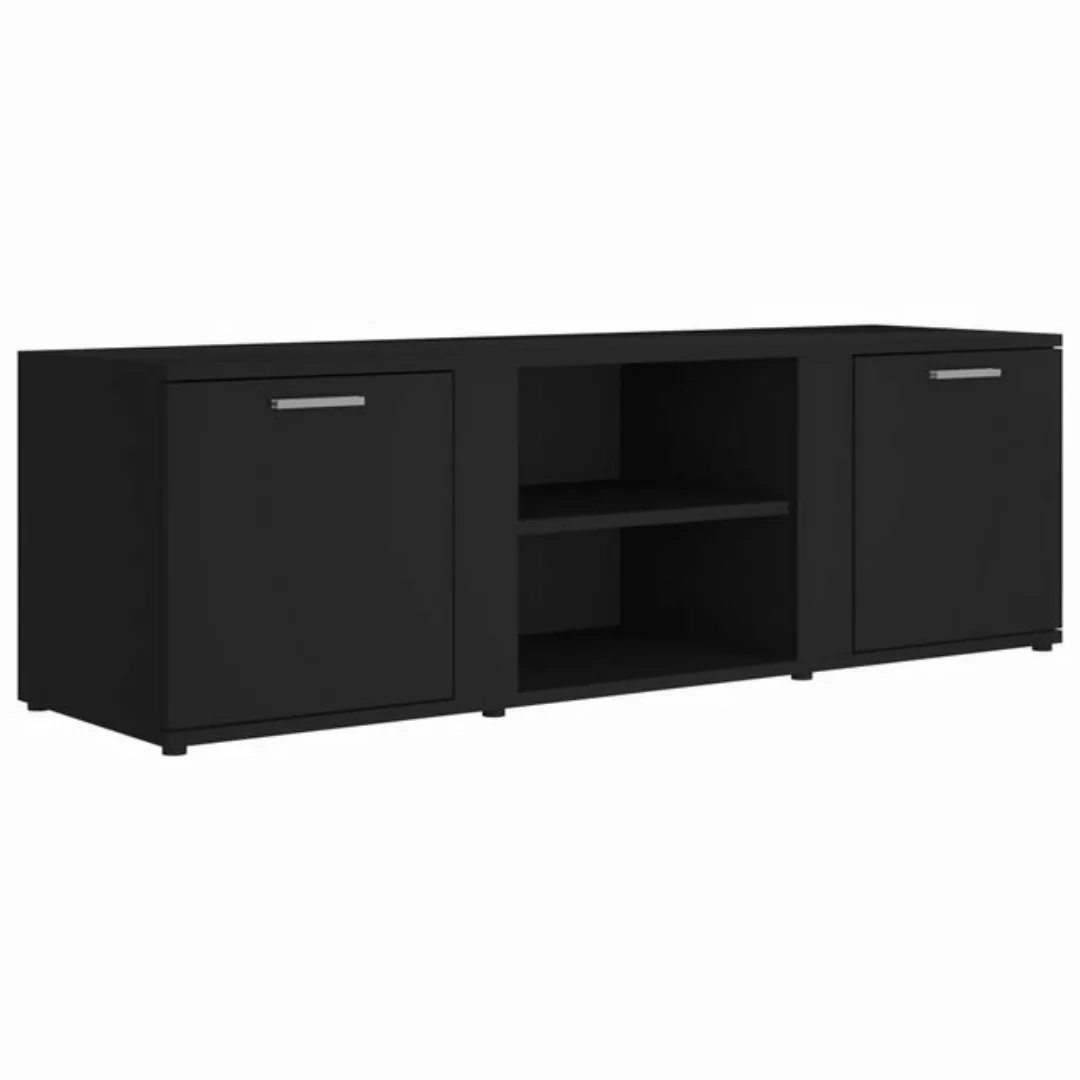 vidaXL TV-Schrank TV-Schrank Schwarz 120x34x37 cm Spanplatte Lowboard günstig online kaufen