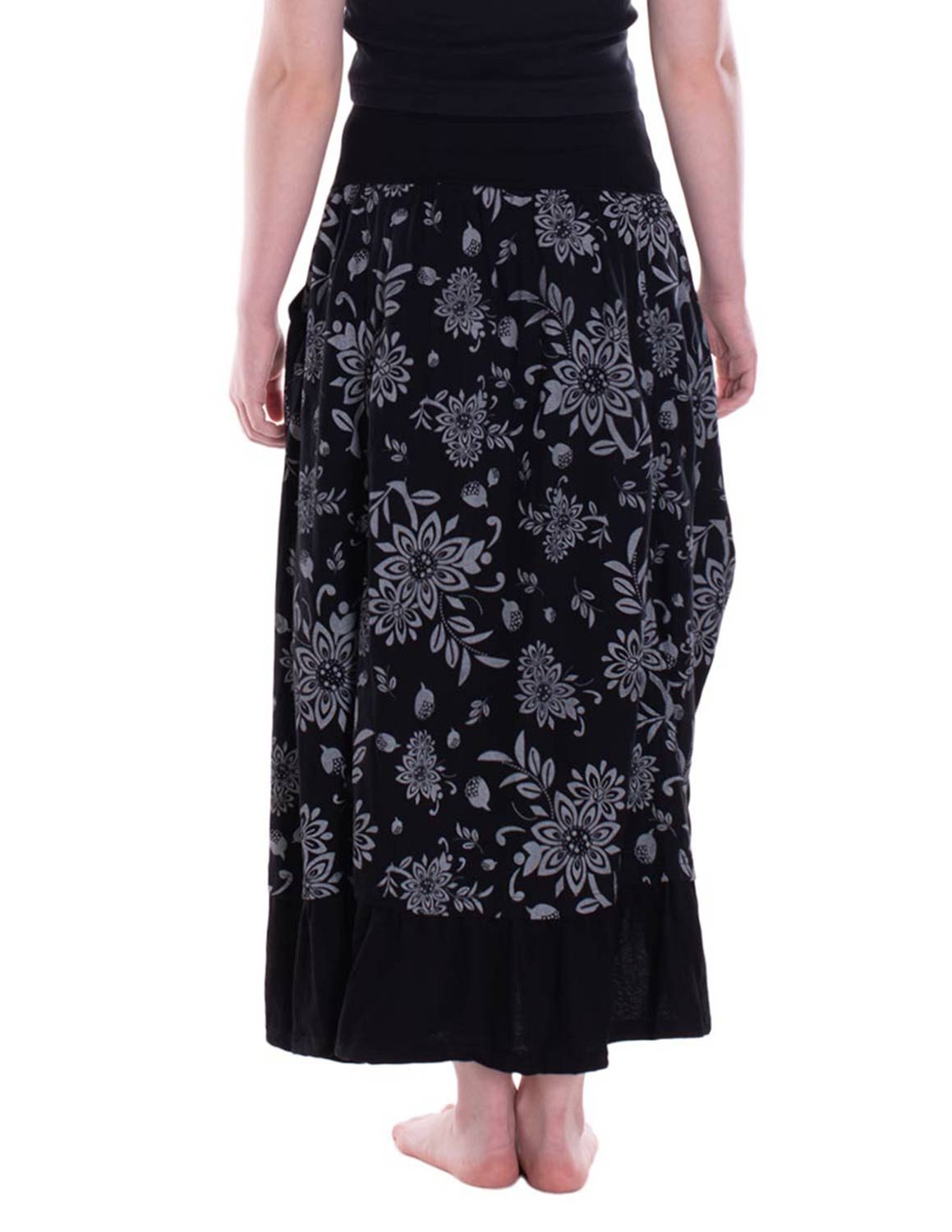 Vishes Maxirock Langer Damen Maxi-Rock längen-verstellbar günstig online kaufen