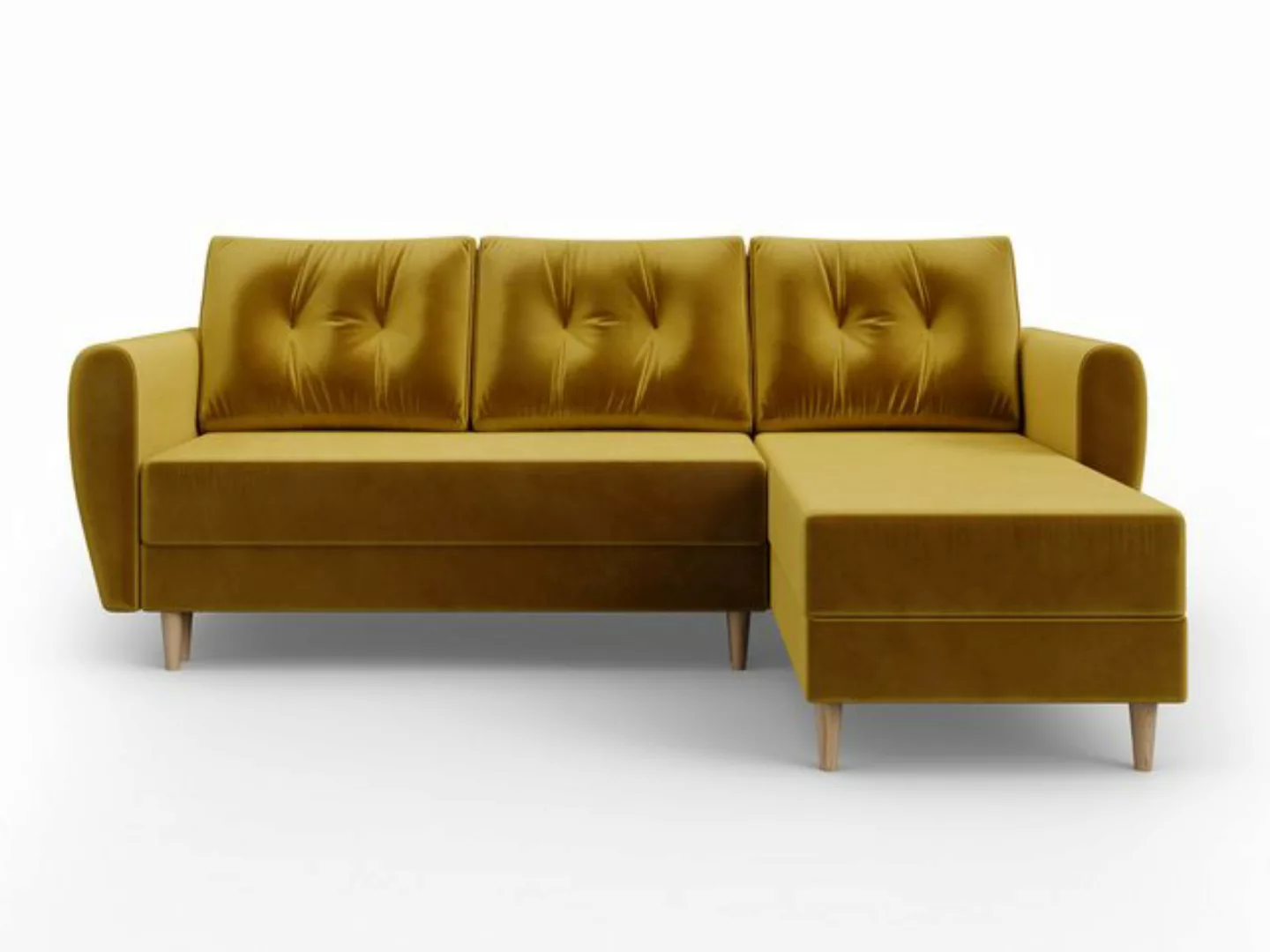 ALTDECOR Ecksofa PALER, Couch mit Schlaffunktion, Stauraum Wohnlandschaft F günstig online kaufen