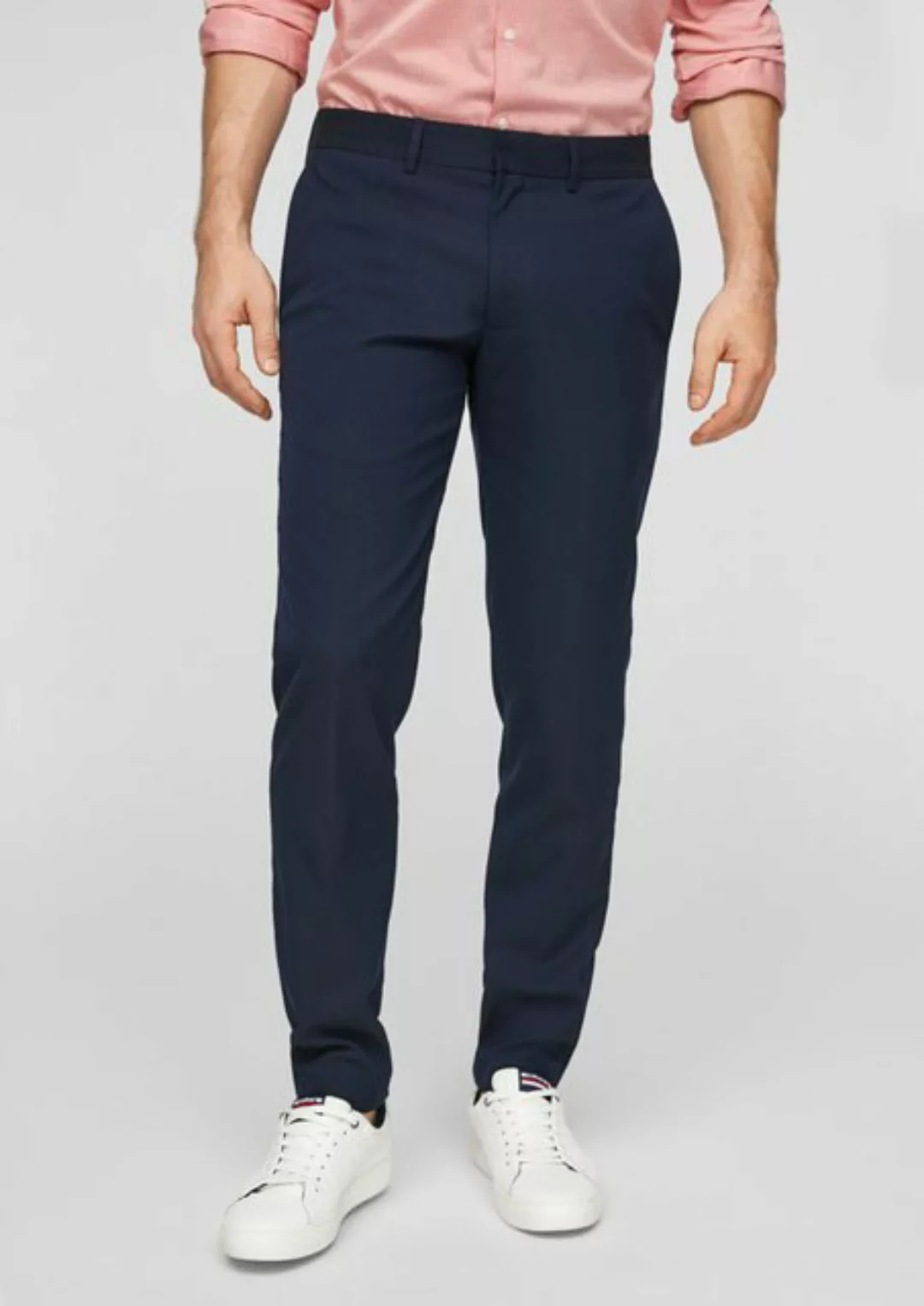 s.Oliver BLACK LABEL Stoffhose Slim: Anzughose mit Stretchkomfort günstig online kaufen