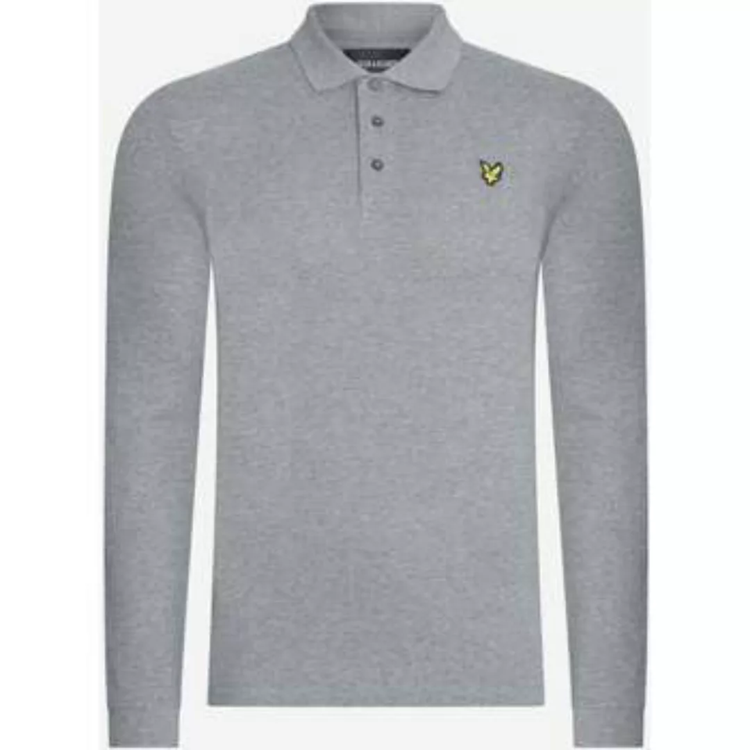 Lyle & Scott  Poloshirt LS Poloshirt - mittelgrau meliert günstig online kaufen