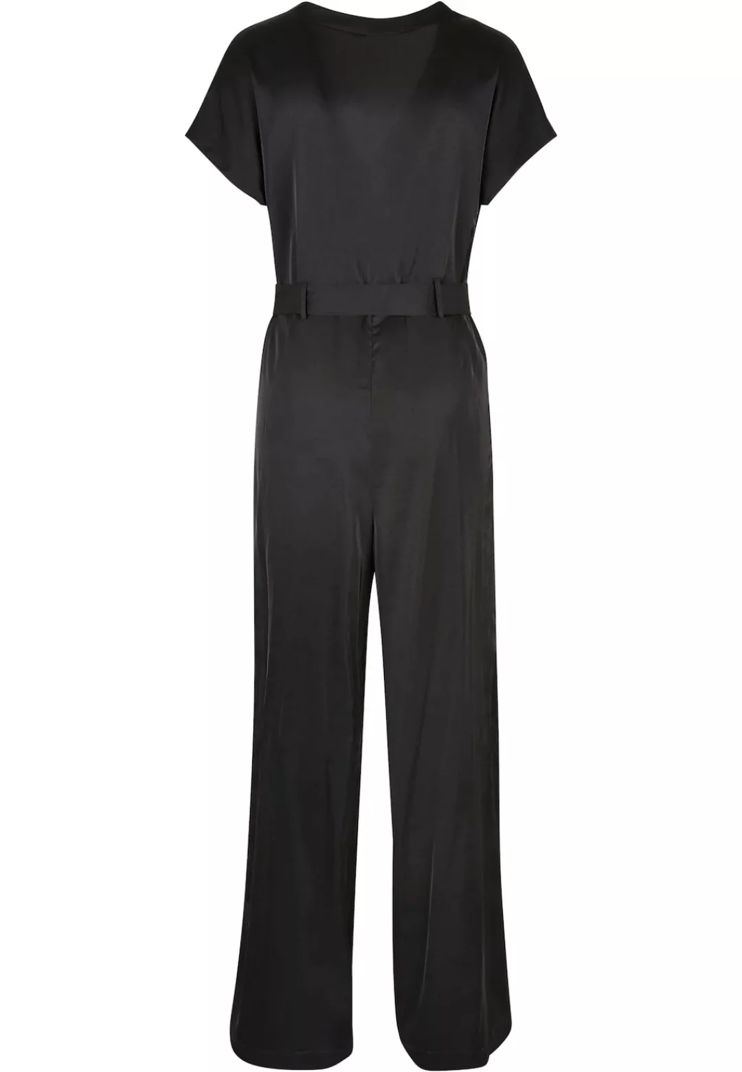 URBAN CLASSICS Jumpsuit "Urban Classics Damen Ladies Satin Wide Leg Belt Ju günstig online kaufen