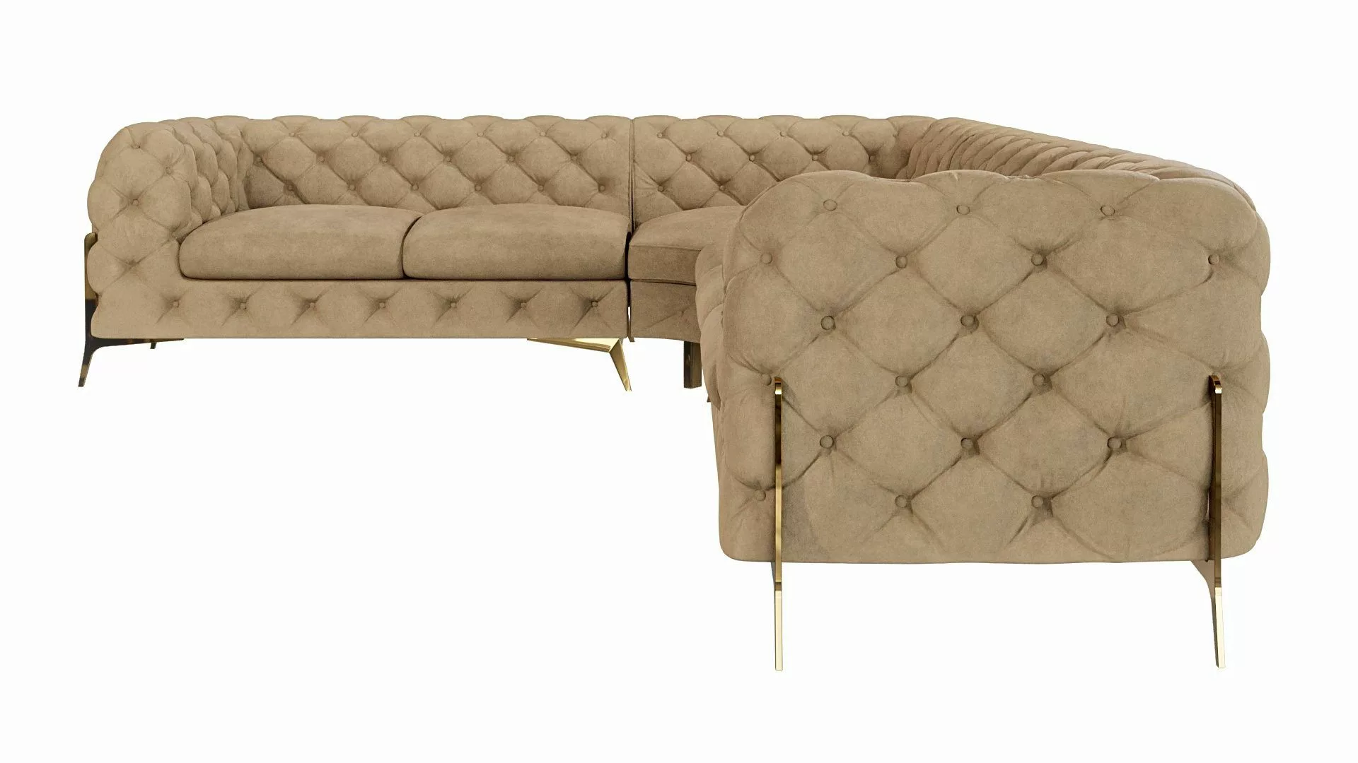 S-Style Möbel Ecksofa Ashley, Chesterfield mit günstig online kaufen