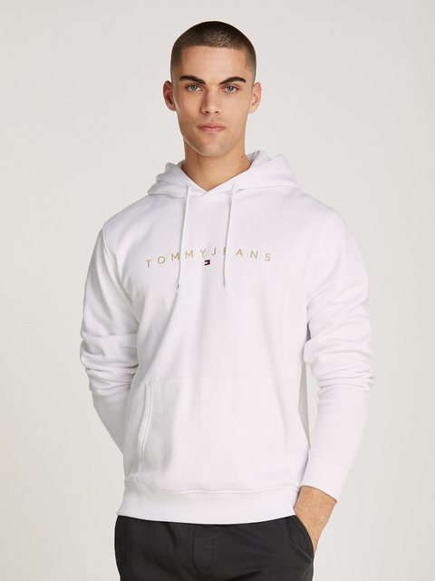 Tommy Jeans Sweatshirt TJM REG LINEAR GOLD HOOD EXT besticktes Markenlogo a günstig online kaufen