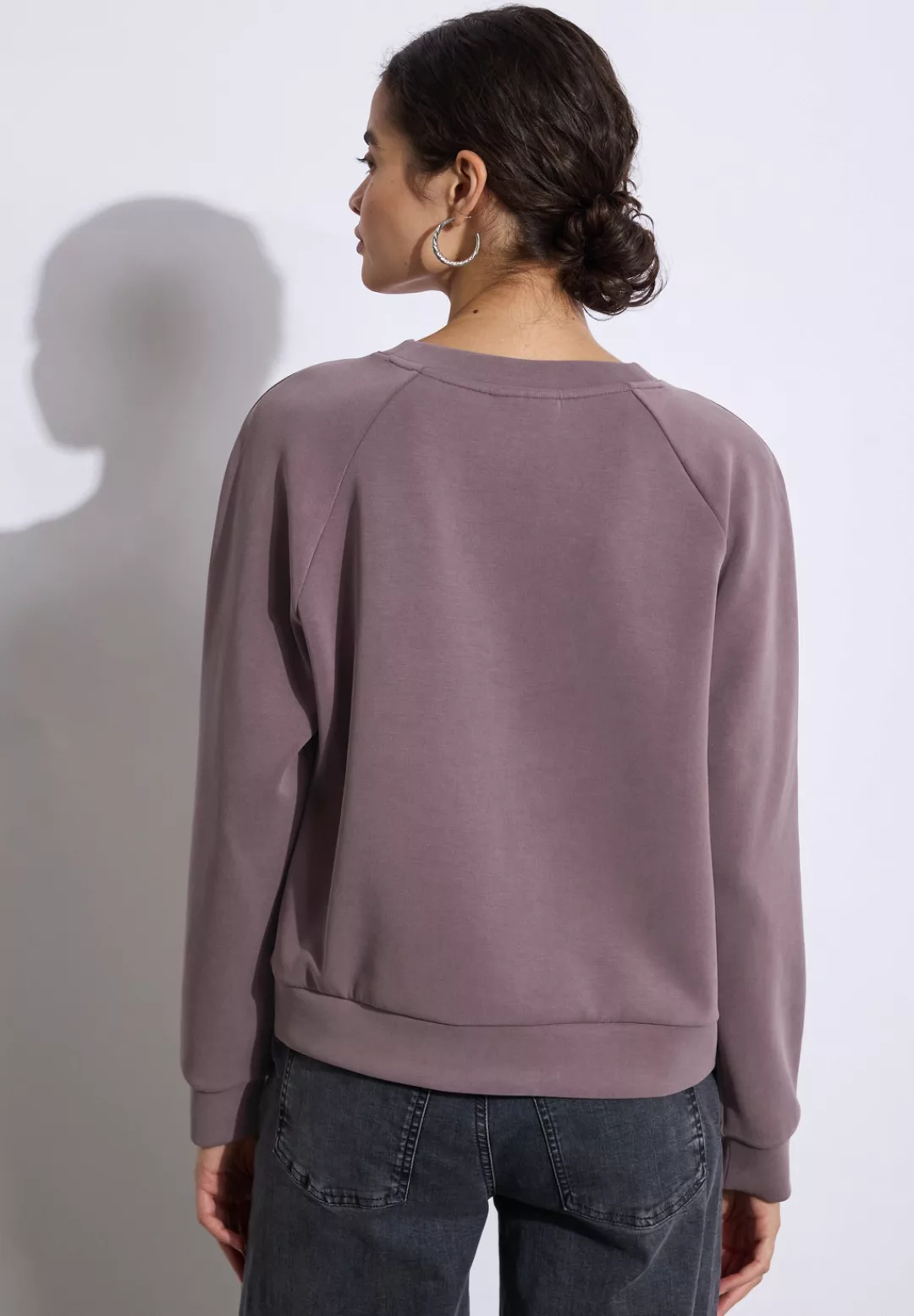 STREET ONE STUDIO Langarmshirt, mit Rundhalsausschnitt günstig online kaufen