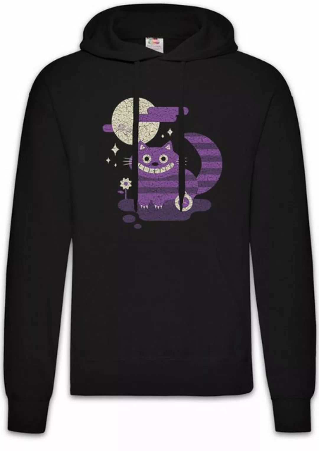 Urban Backwoods Hoodie Cheshire Cat Herren Hoodie Alice Cat im Cats in Katz günstig online kaufen